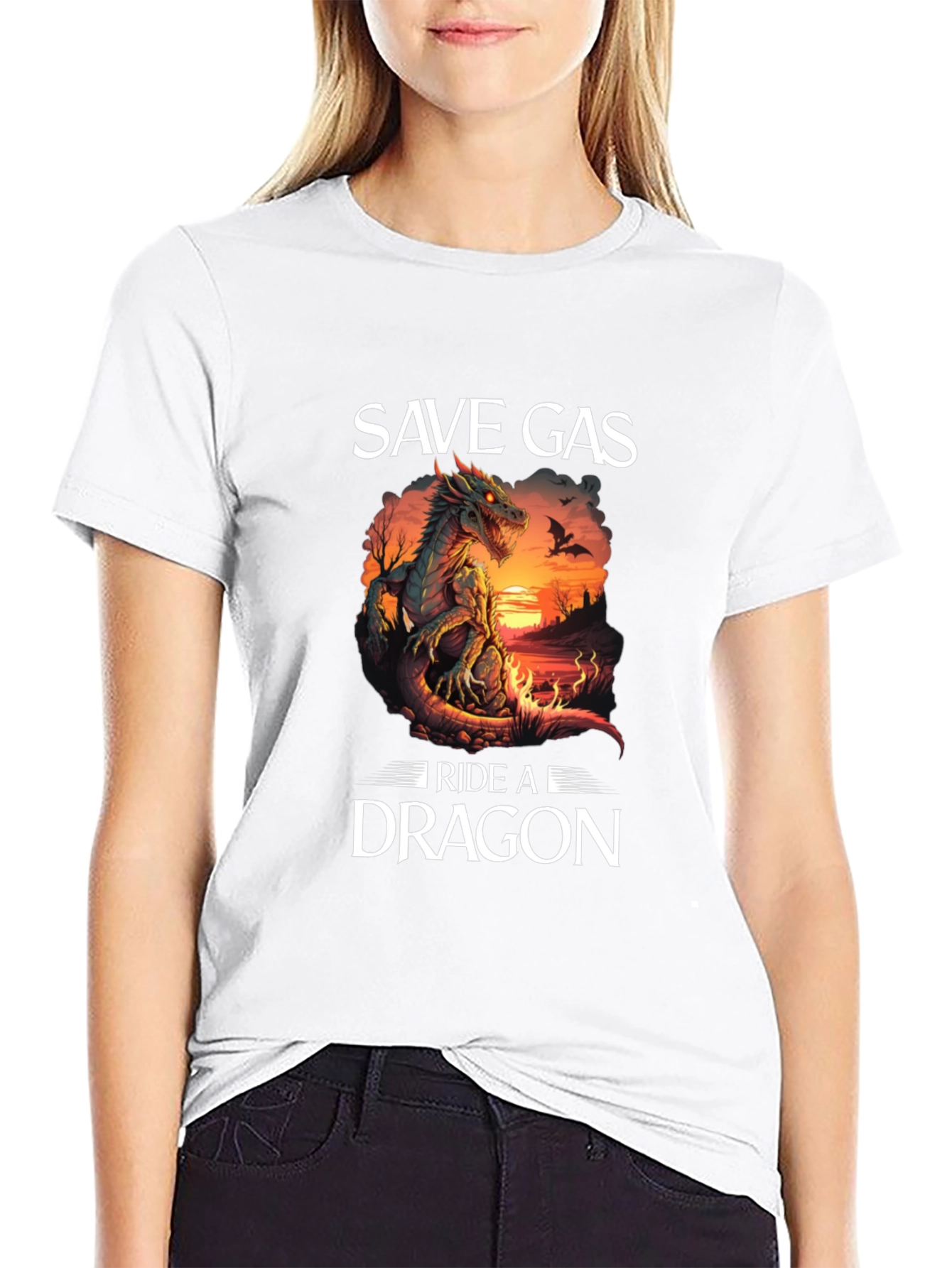 Save Gas Ride a Dragon T-Shirt