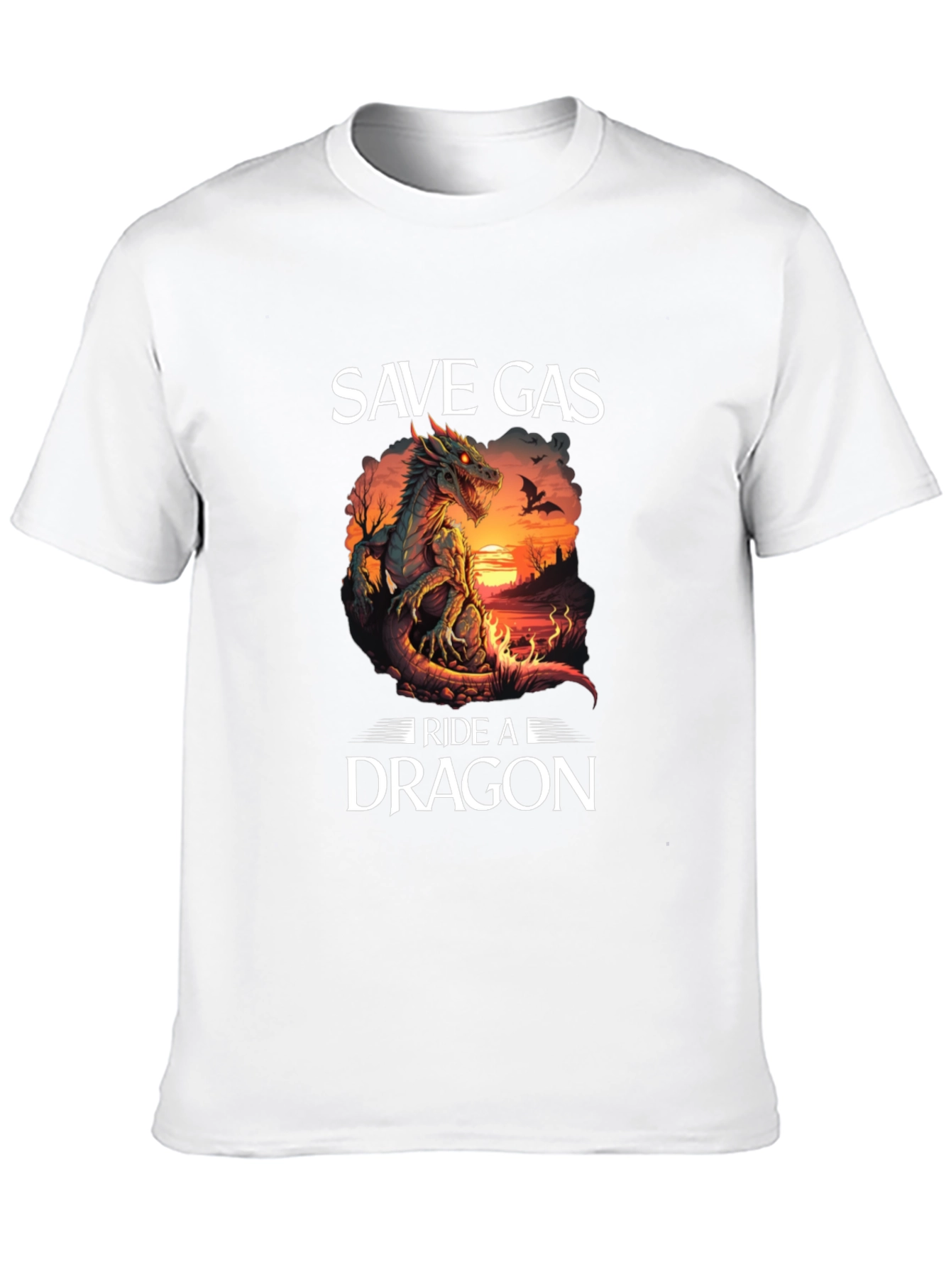 Save Gas Ride a Dragon T-Shirt