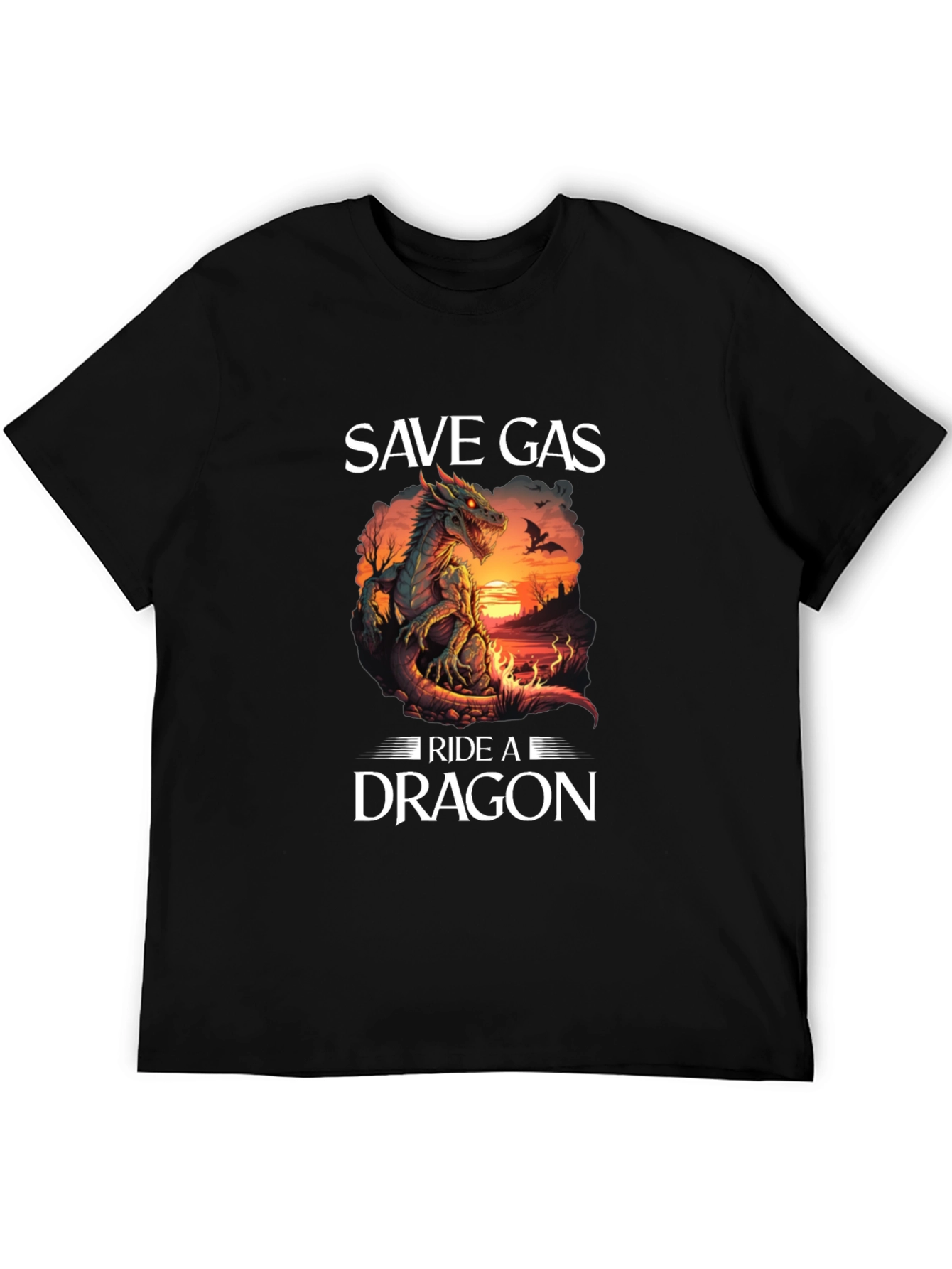 Save Gas Ride a Dragon T-Shirt
