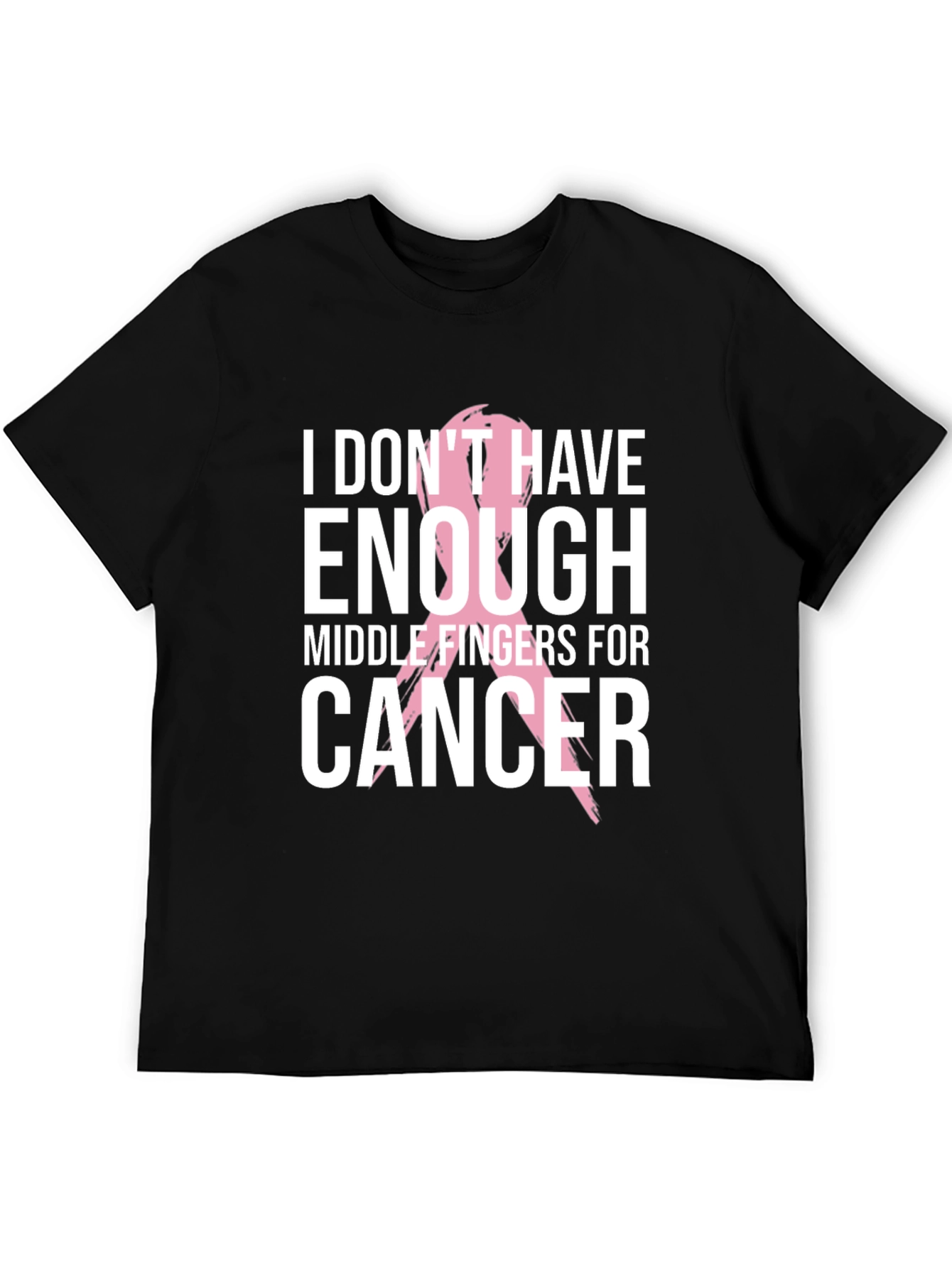 Cancer Awareness Tee: Middle Fingers Out