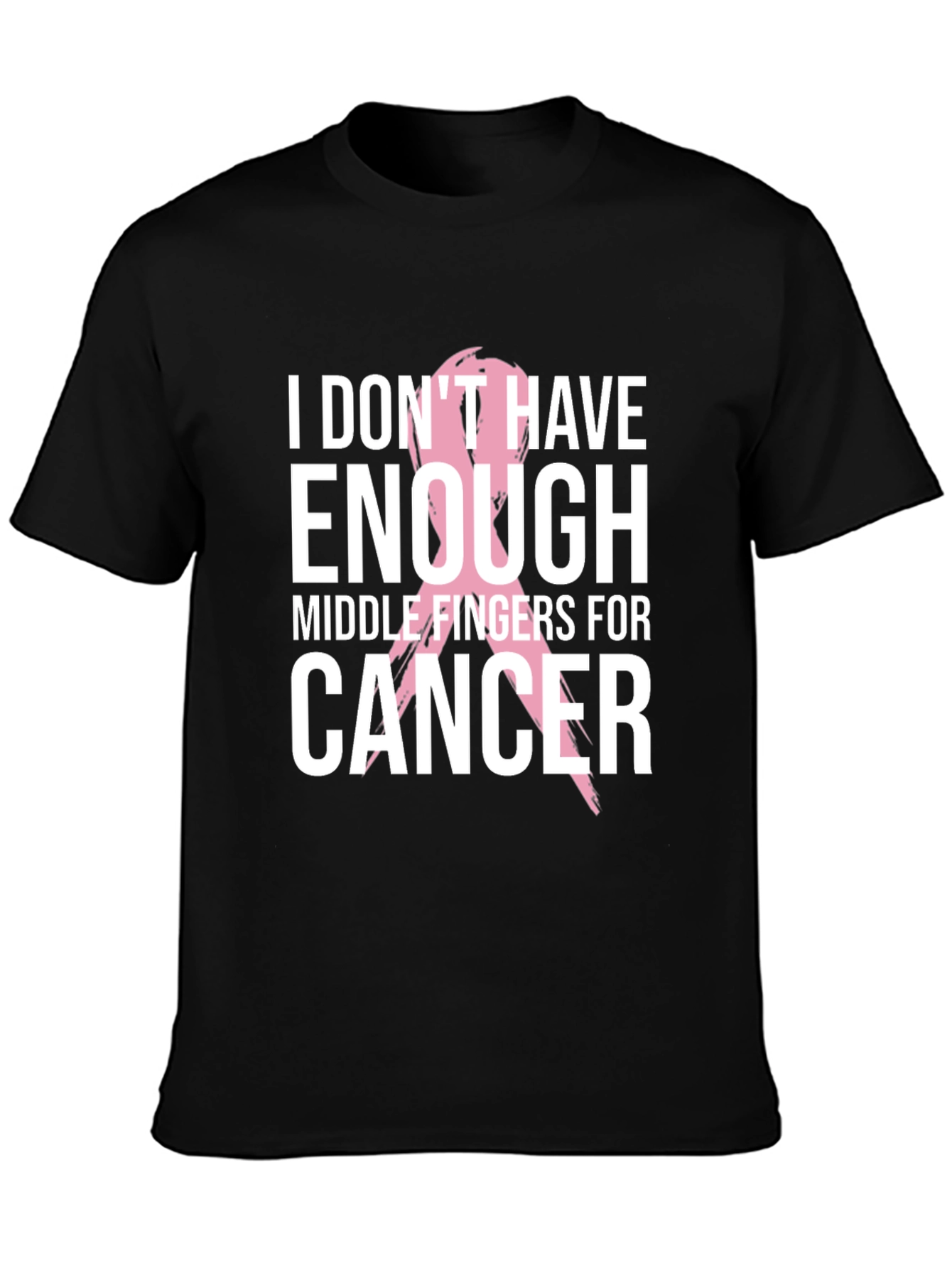Cancer Awareness Tee: Middle Fingers Out