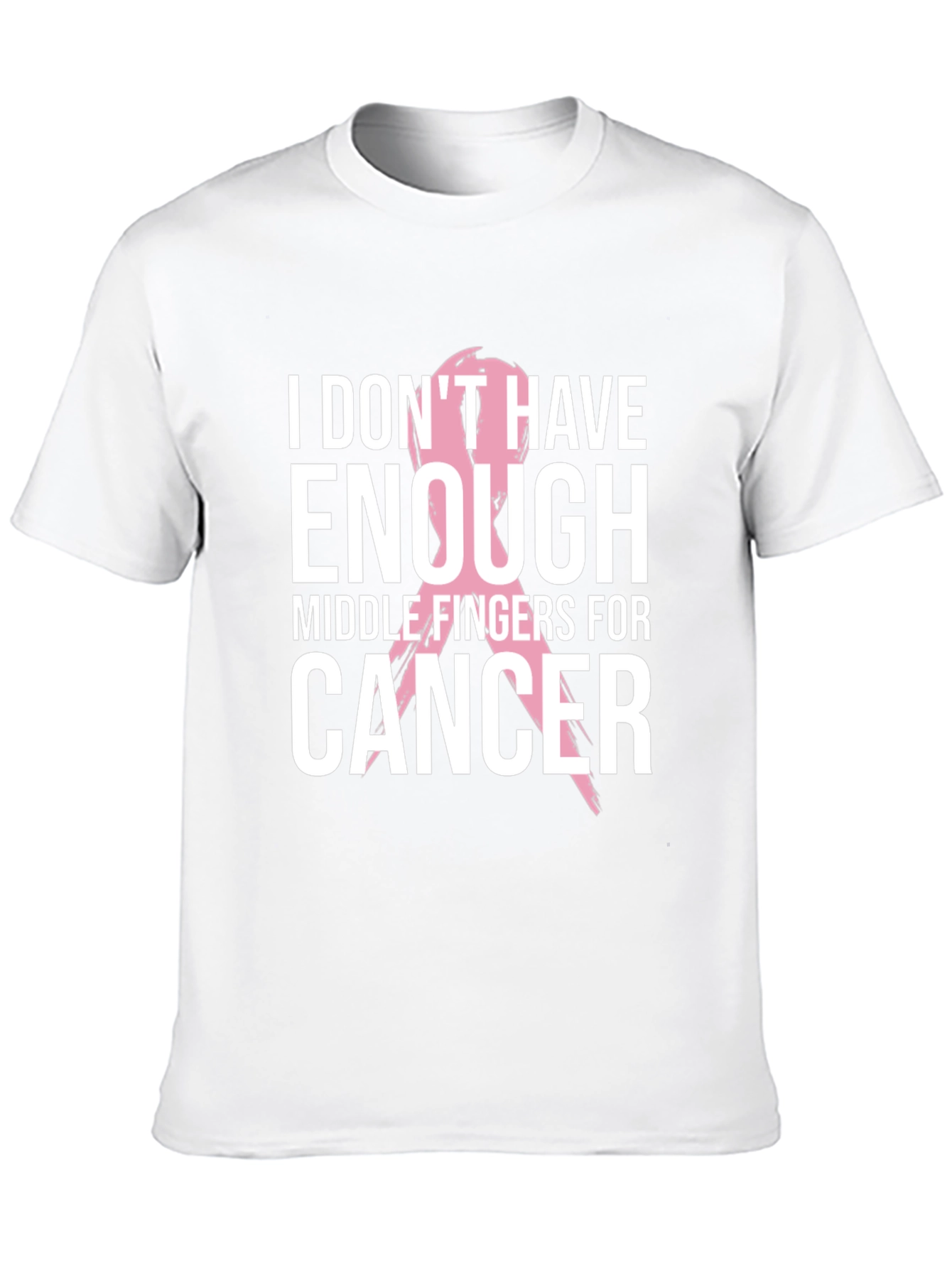 Cancer Awareness Tee: Middle Fingers Out