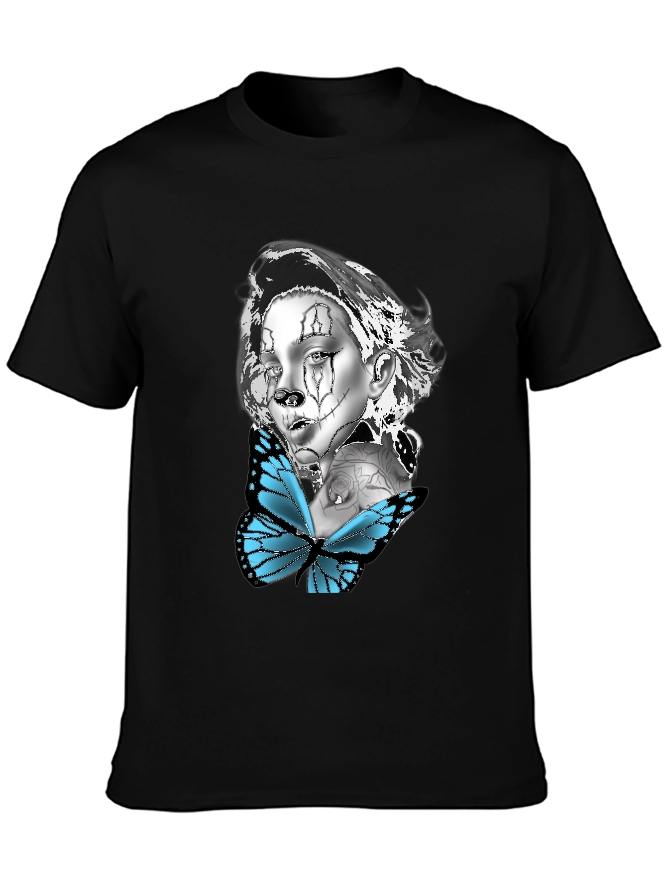 Clown Girl with Butterfly T-Shirt
