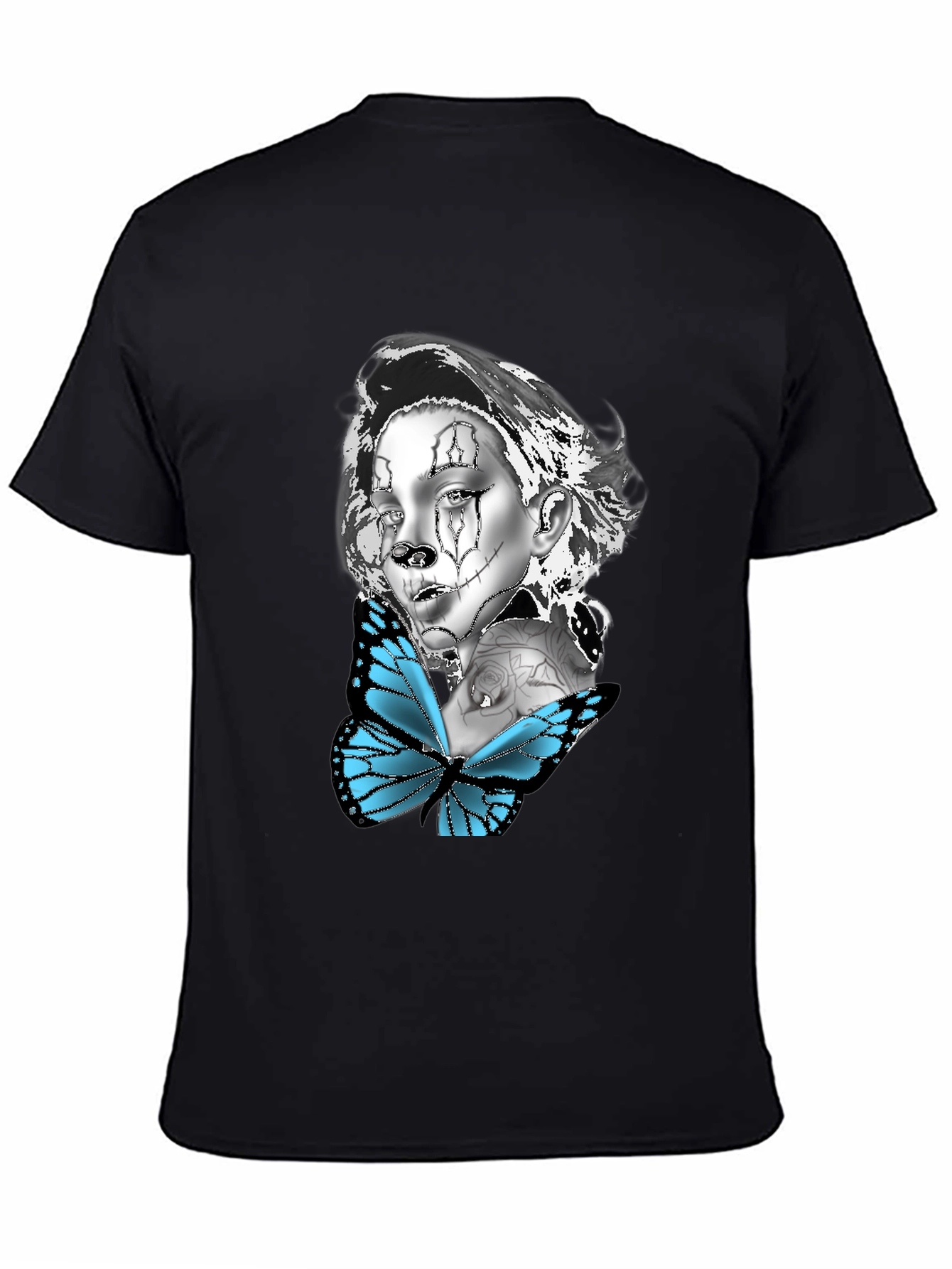 Clown Girl with Butterfly T-Shirt