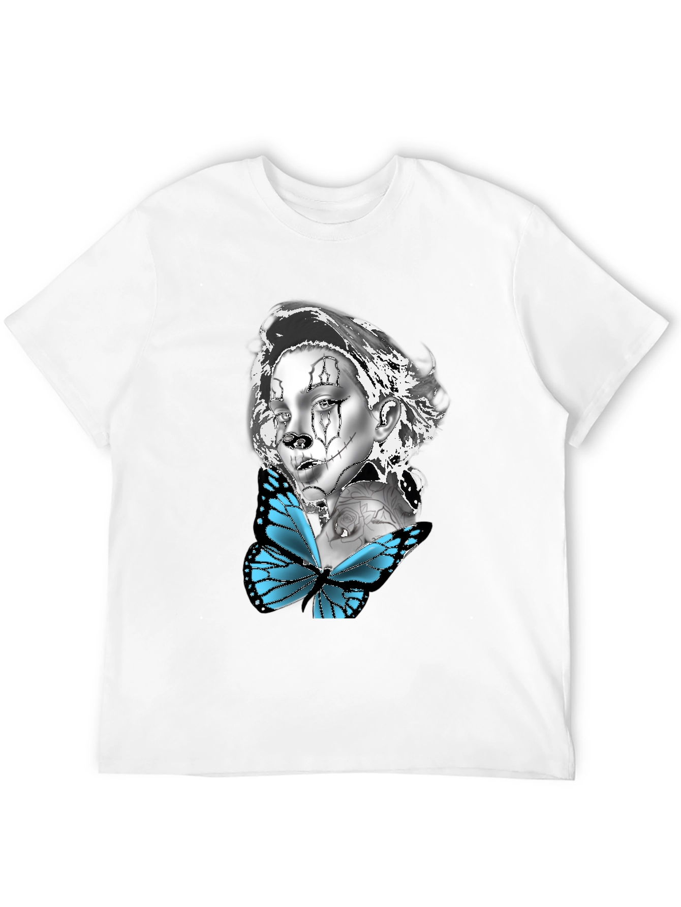 Clown Girl with Butterfly T-Shirt