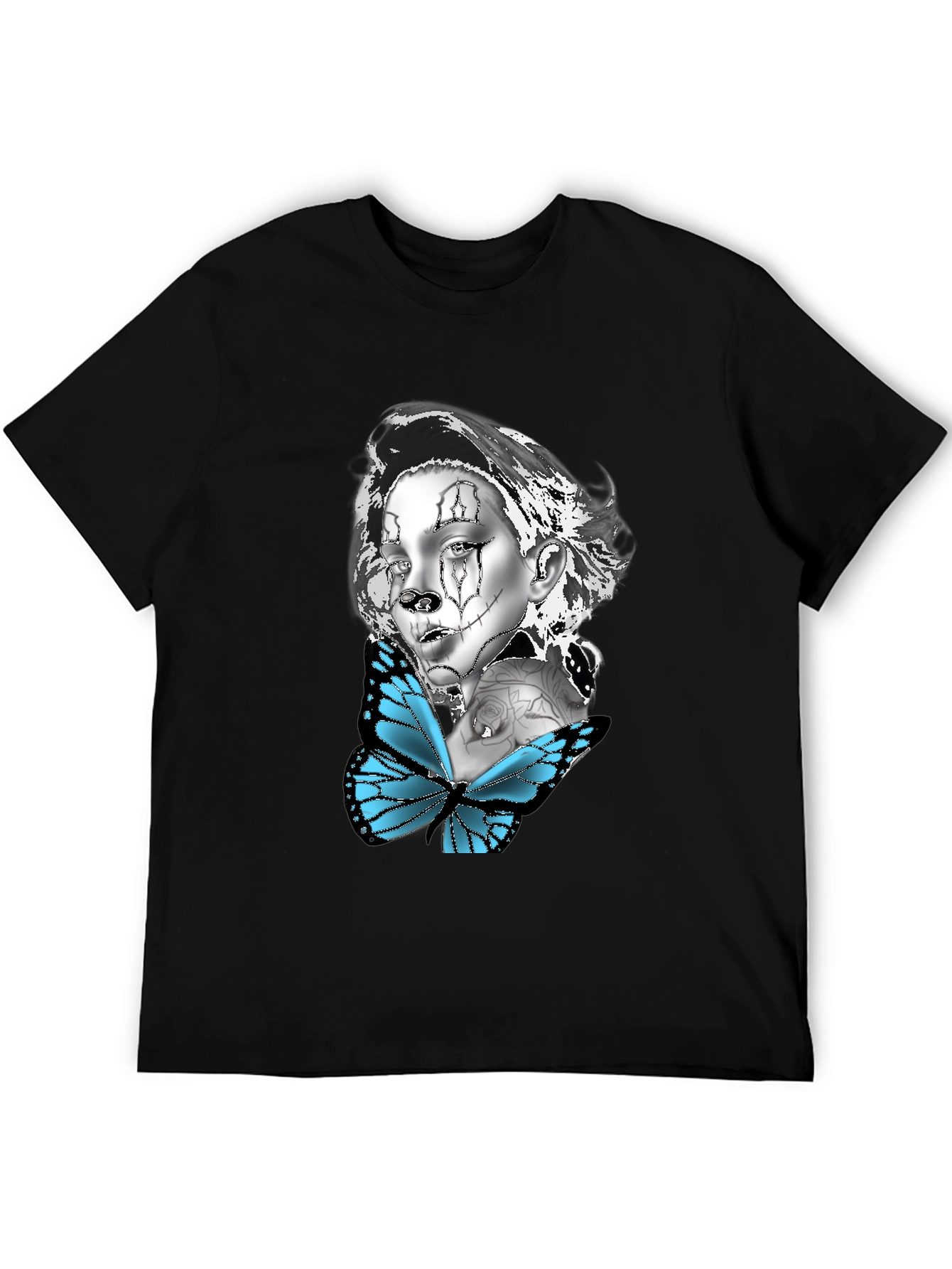 Clown Girl with Butterfly T-Shirt