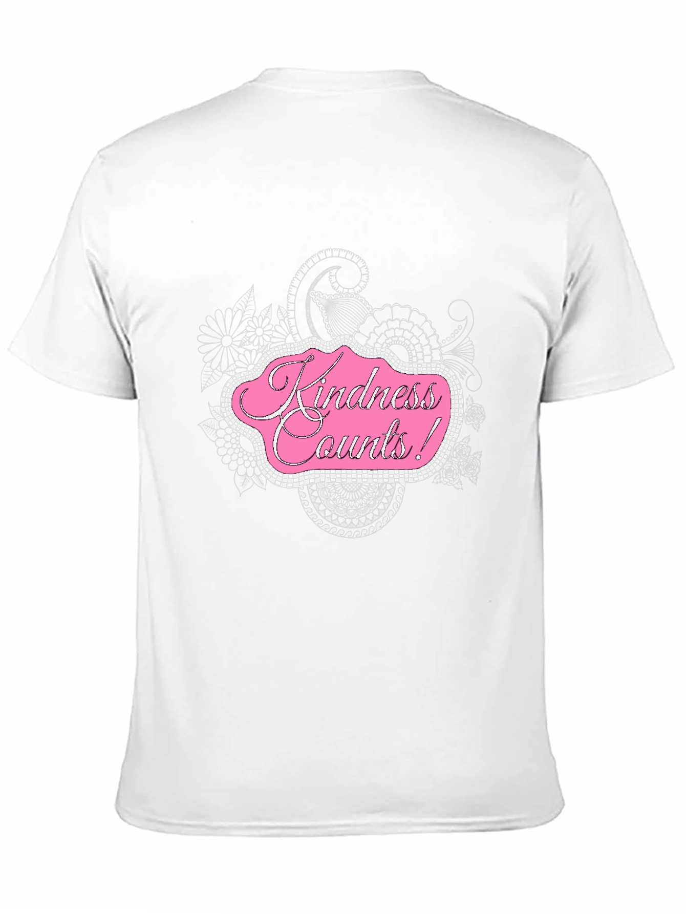 Kindness Counts Black Graphic T-Shirt