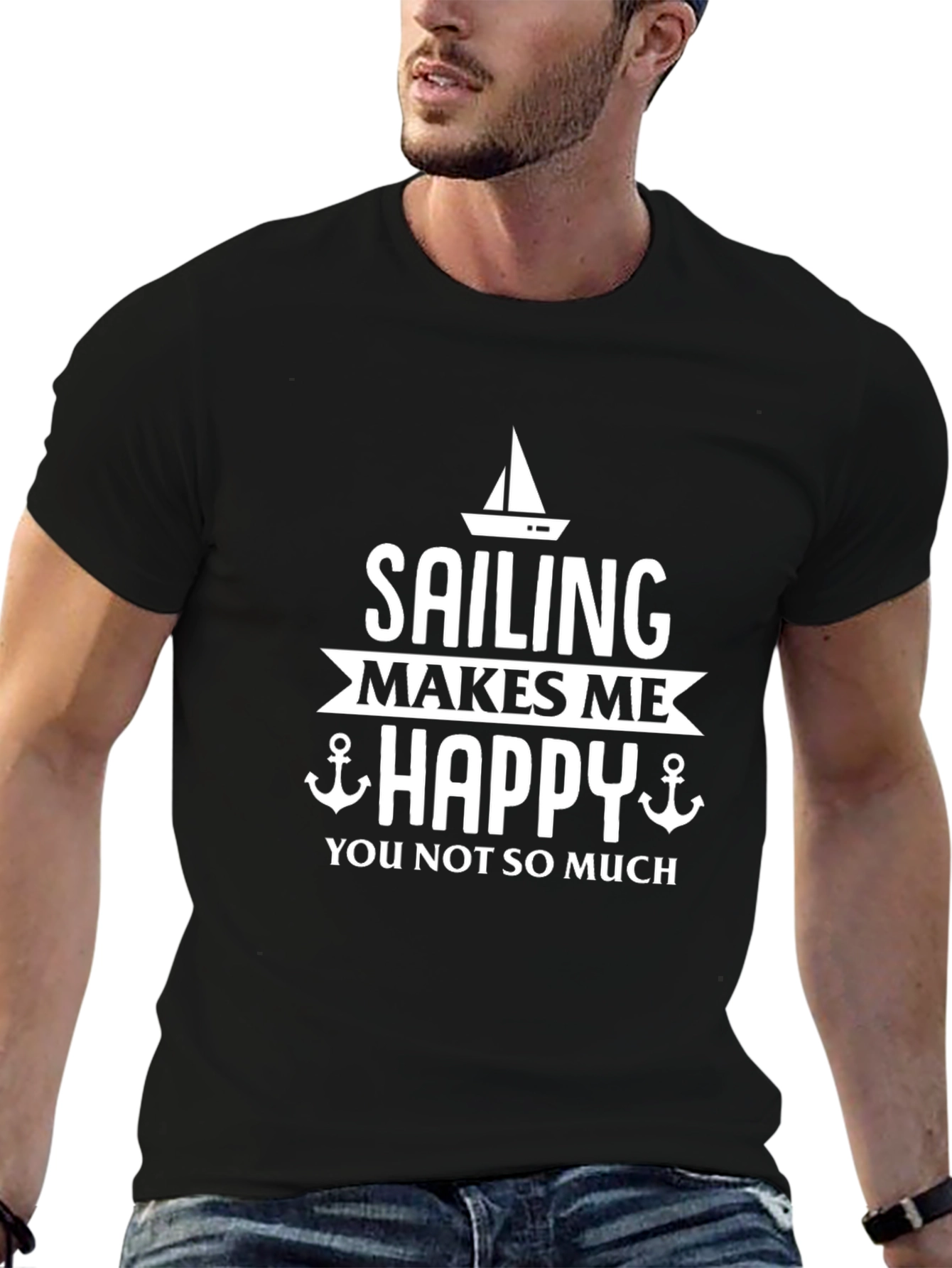 Sailing Makes Me Happy Graphic Tee