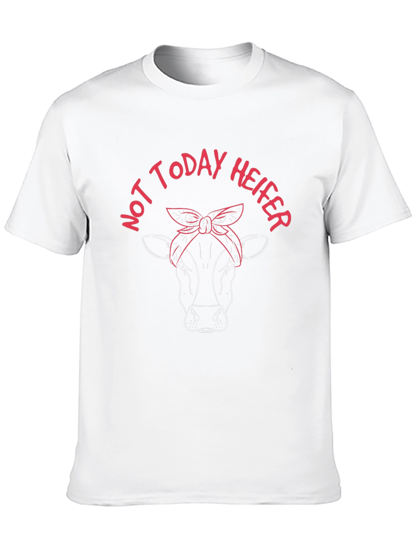 Not Today Heifer Graphic Tee - Black