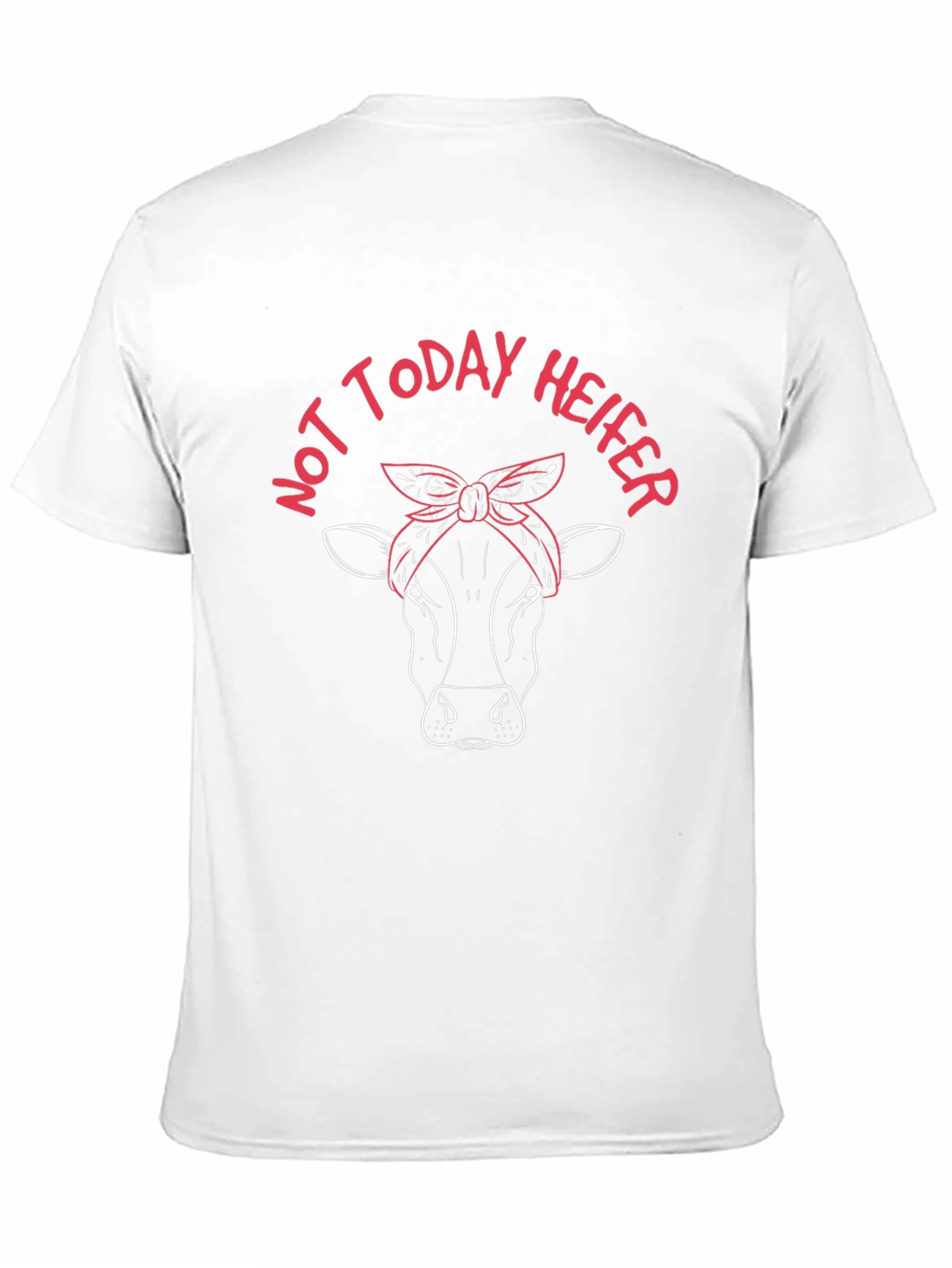 Not Today Heifer Graphic Tee - Black