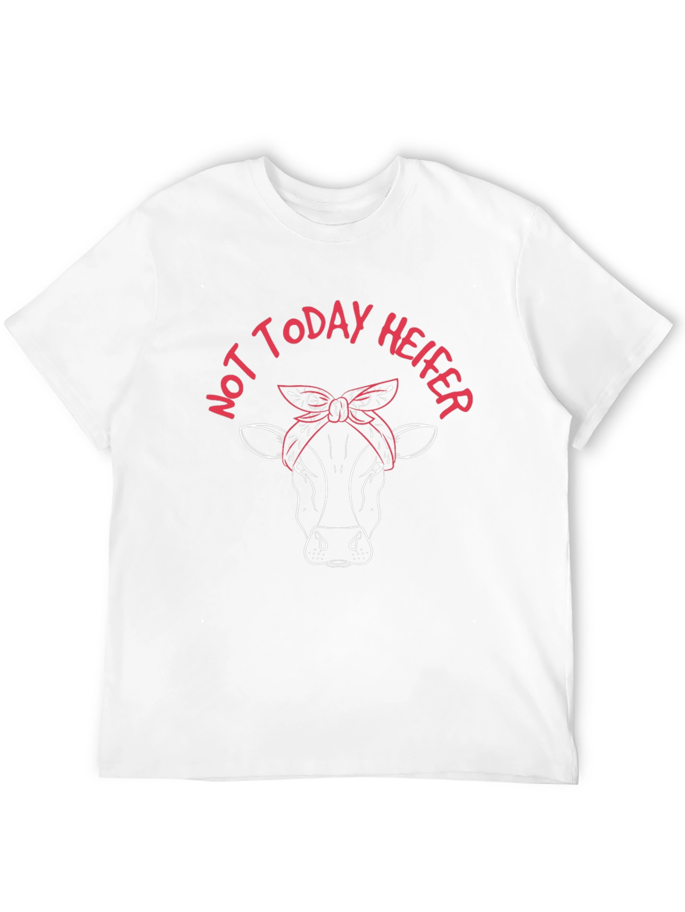 Not Today Heifer Graphic Tee - Black