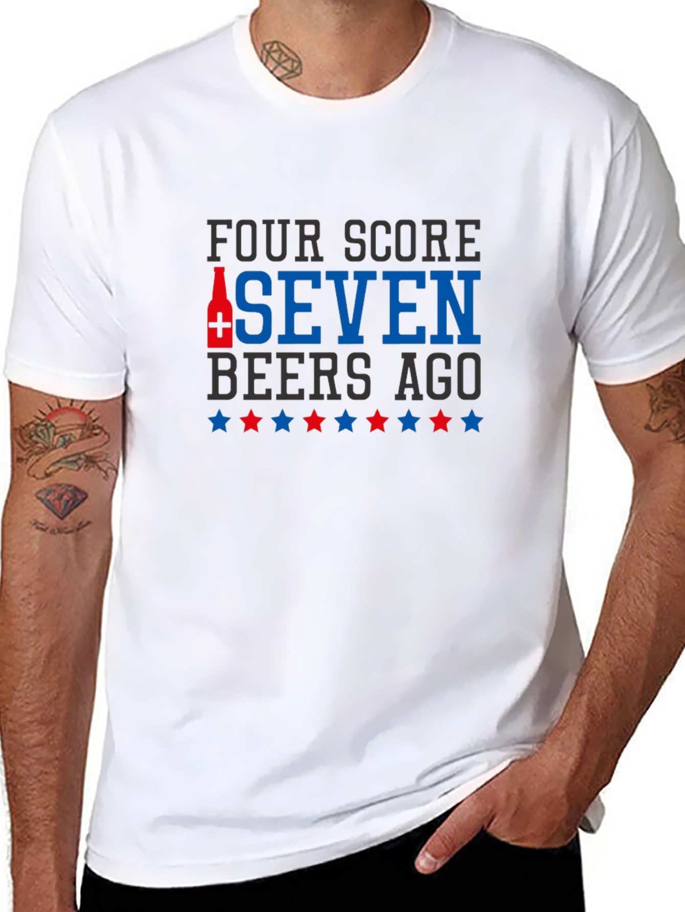 Four Score Seven Beers Ago T-Shirt