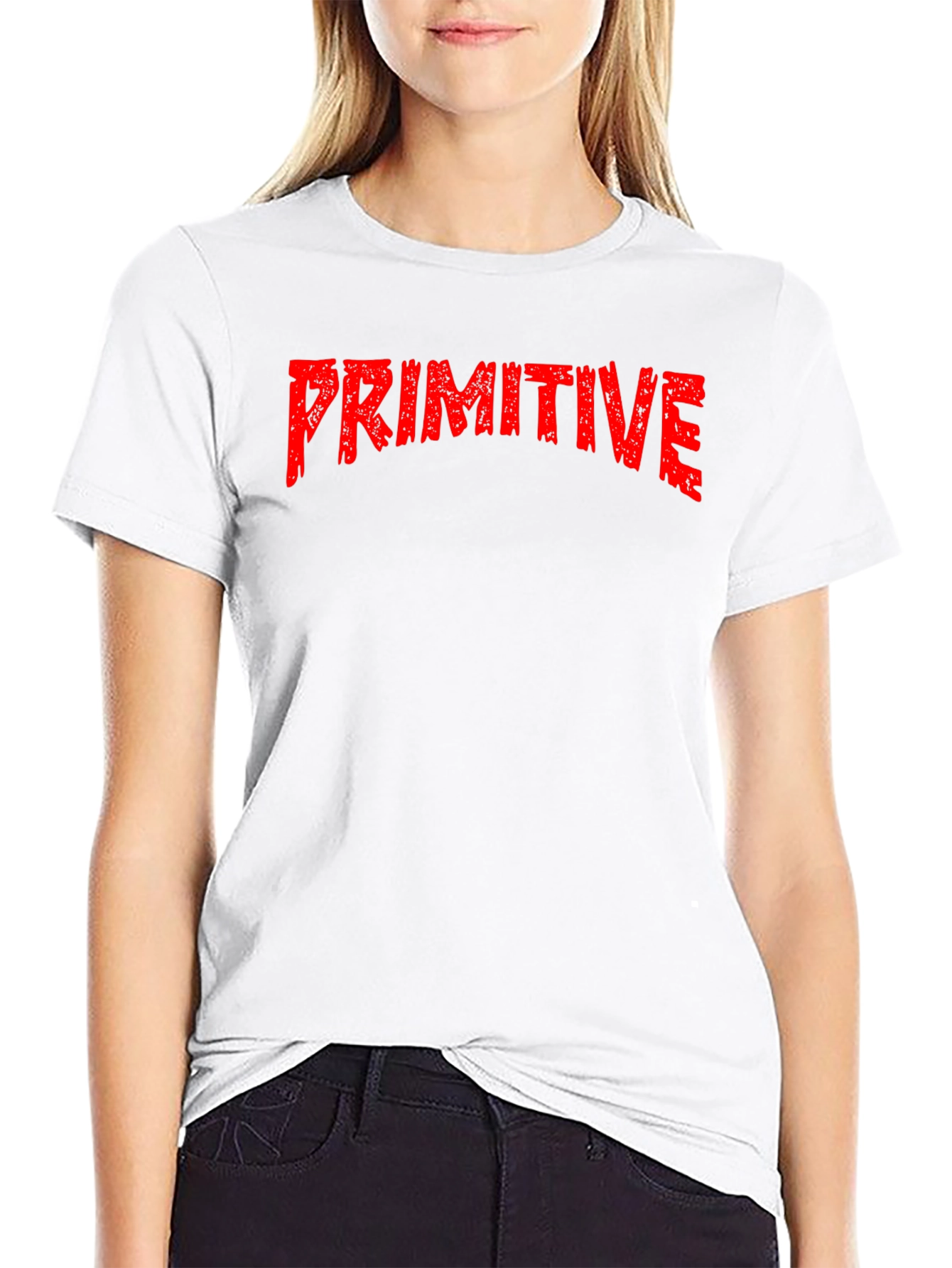 Primitive Logo Graphic Print Black T-Shirt