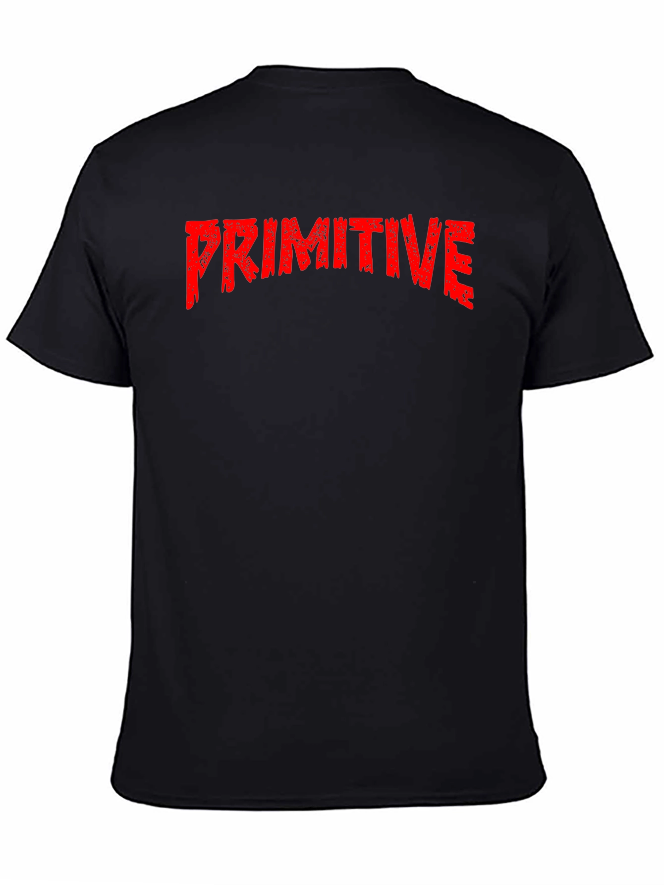 Primitive Logo Graphic Print Black T-Shirt