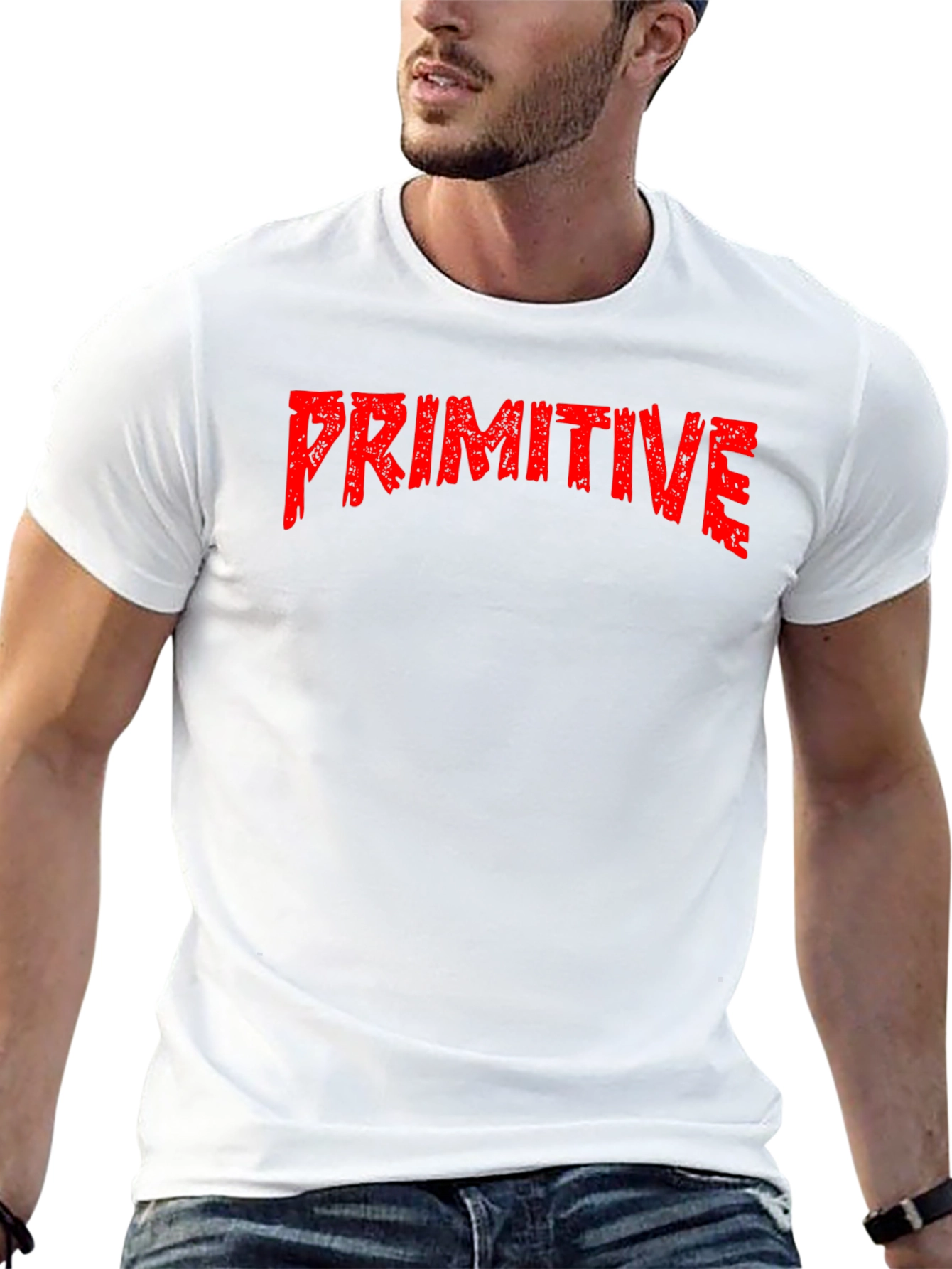 Primitive Logo Graphic Print Black T-Shirt