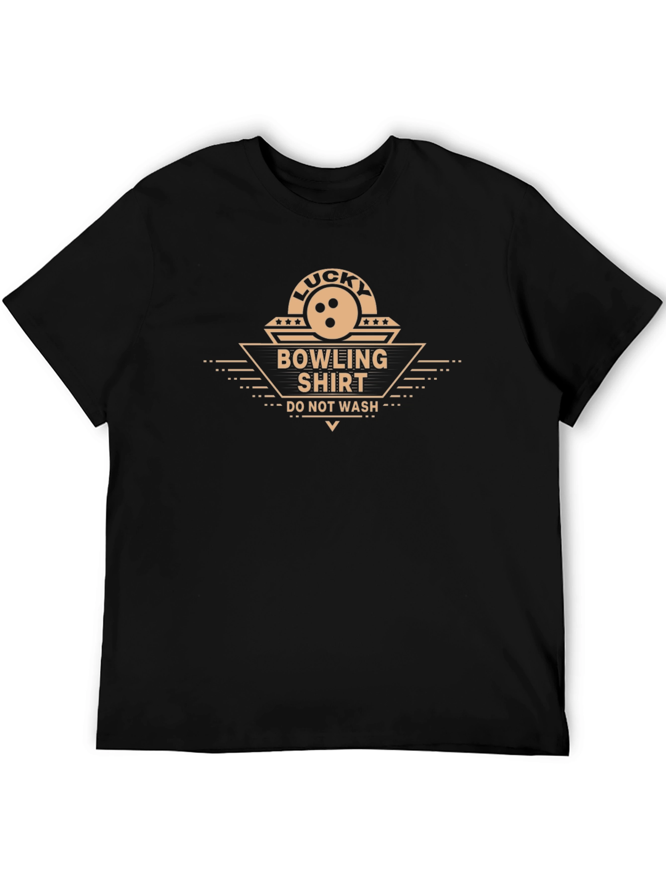 Lucky Bowling Shirt - Do Not Wash Novelty Tee