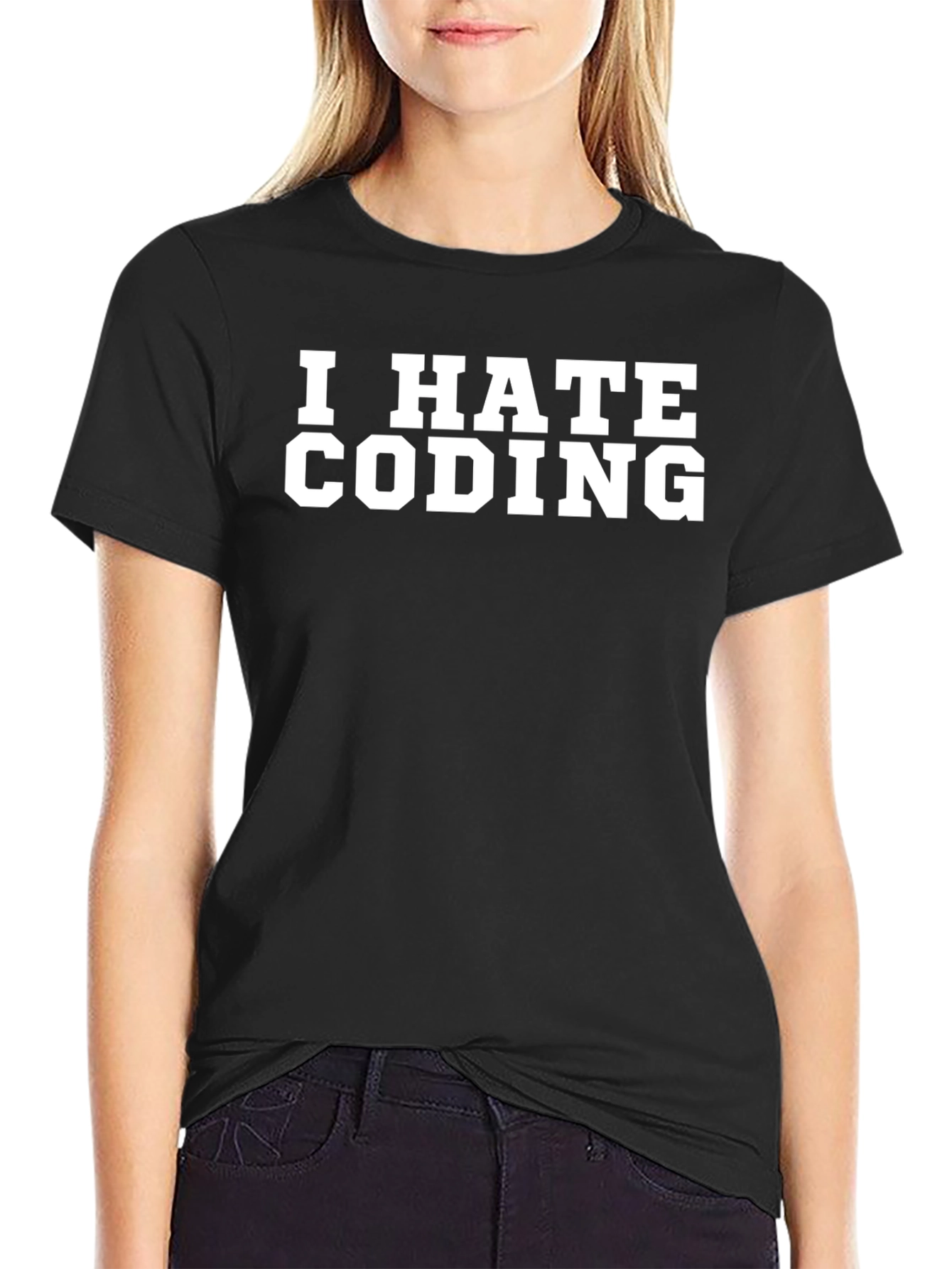 I Hate Coding T-Shirt - Funny Programmer Gift