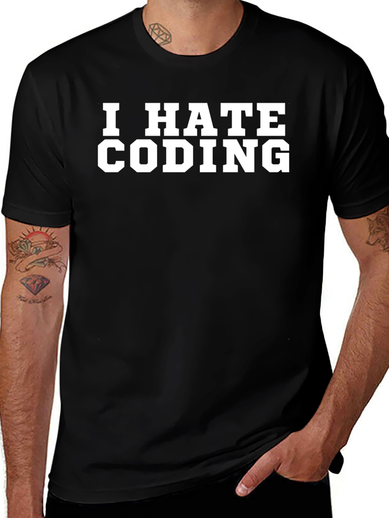 I Hate Coding T-Shirt - Funny Programmer Gift