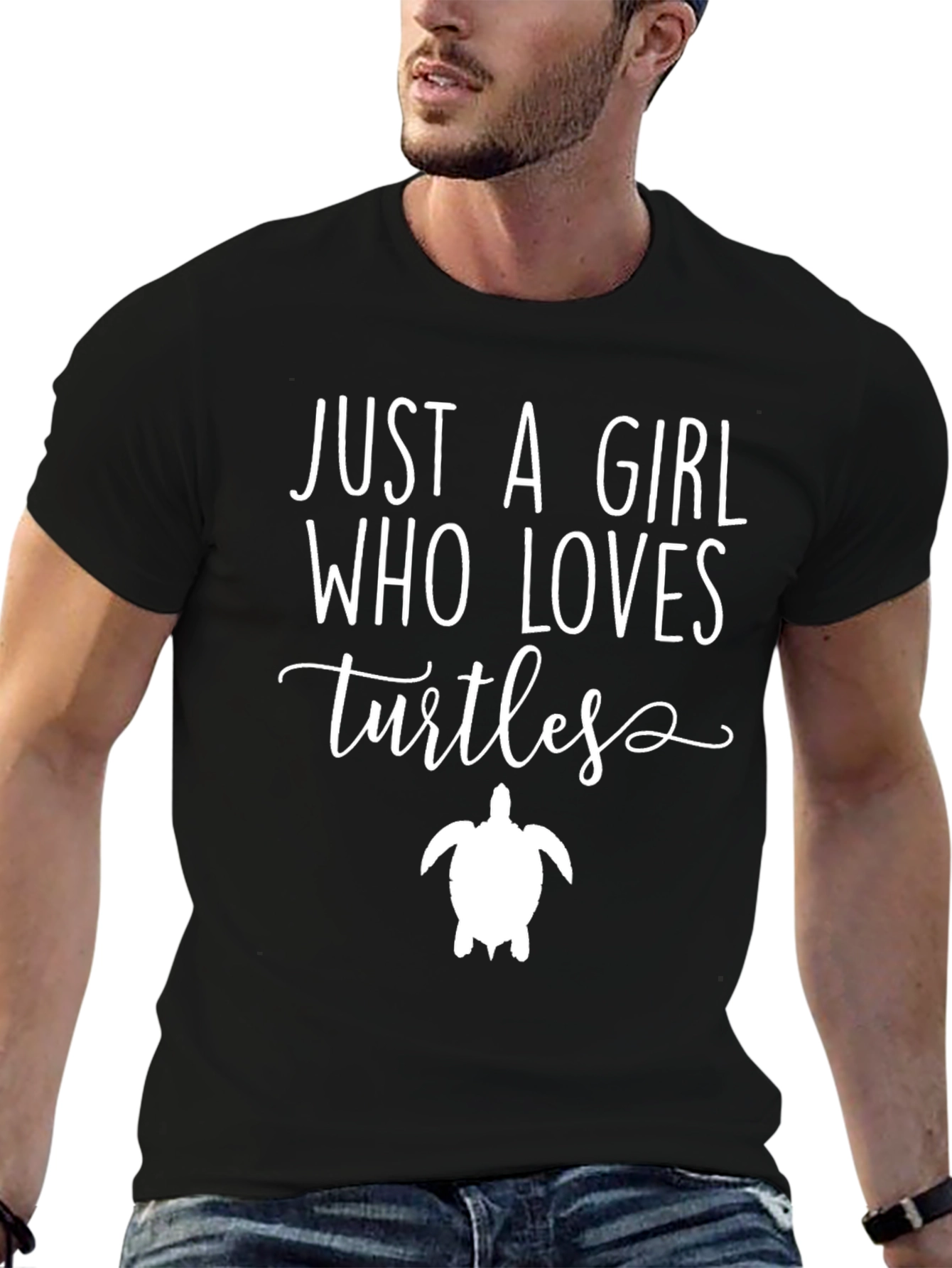 Just A Girl Who Loves Turtles Graphic Tee