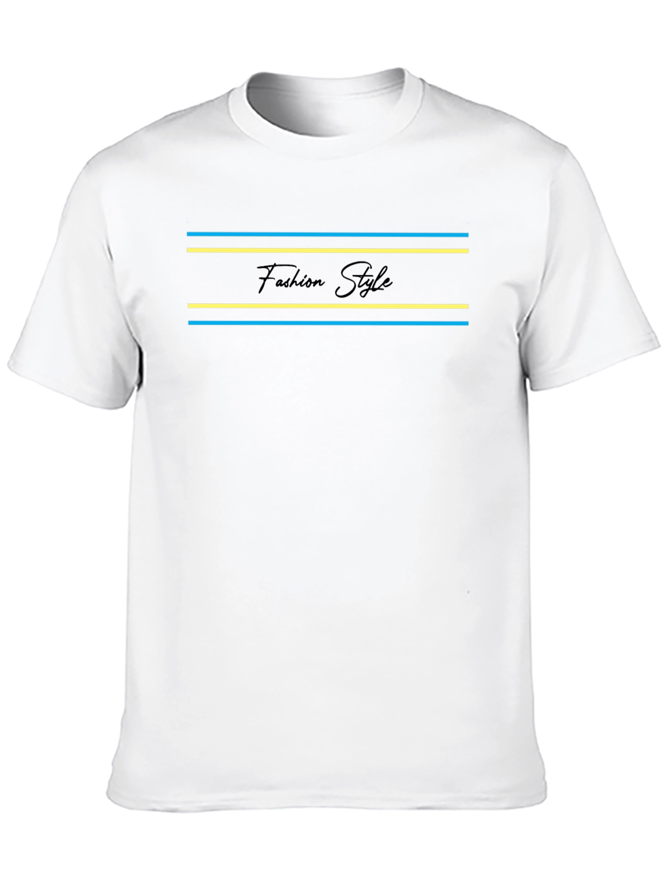 Fashion Style Graphic Print Black T-Shirt
