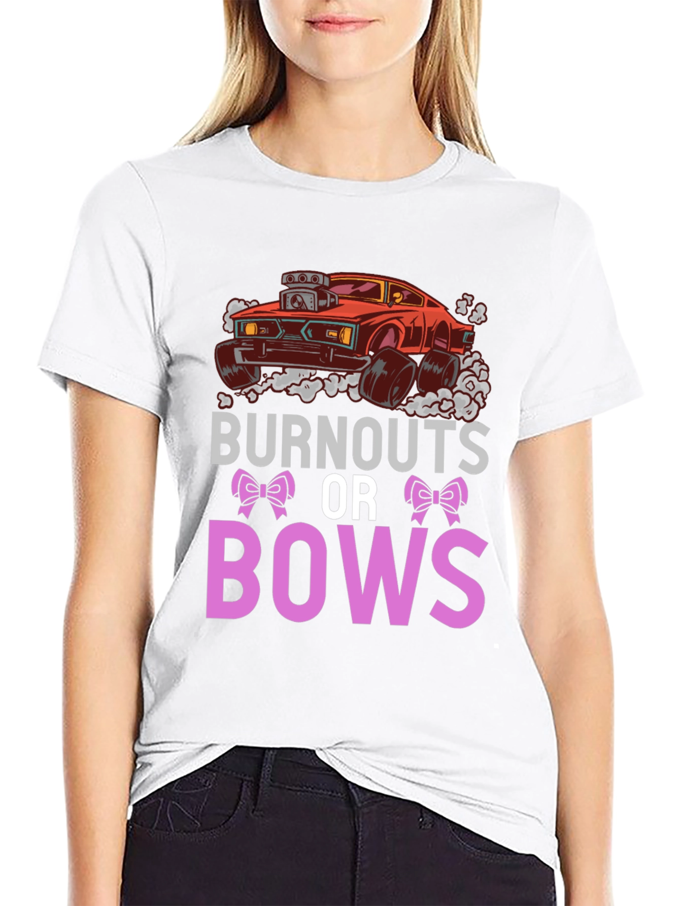 Burnouts or Bows Unisex T-Shirt