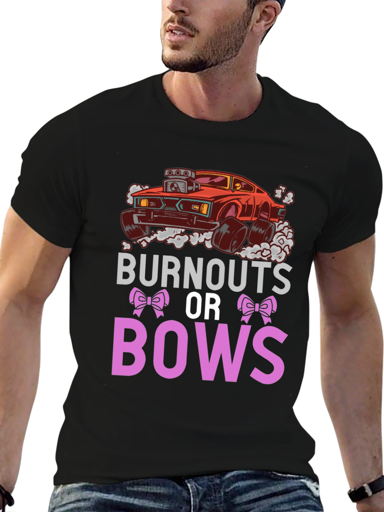 Burnouts or Bows Unisex T-Shirt