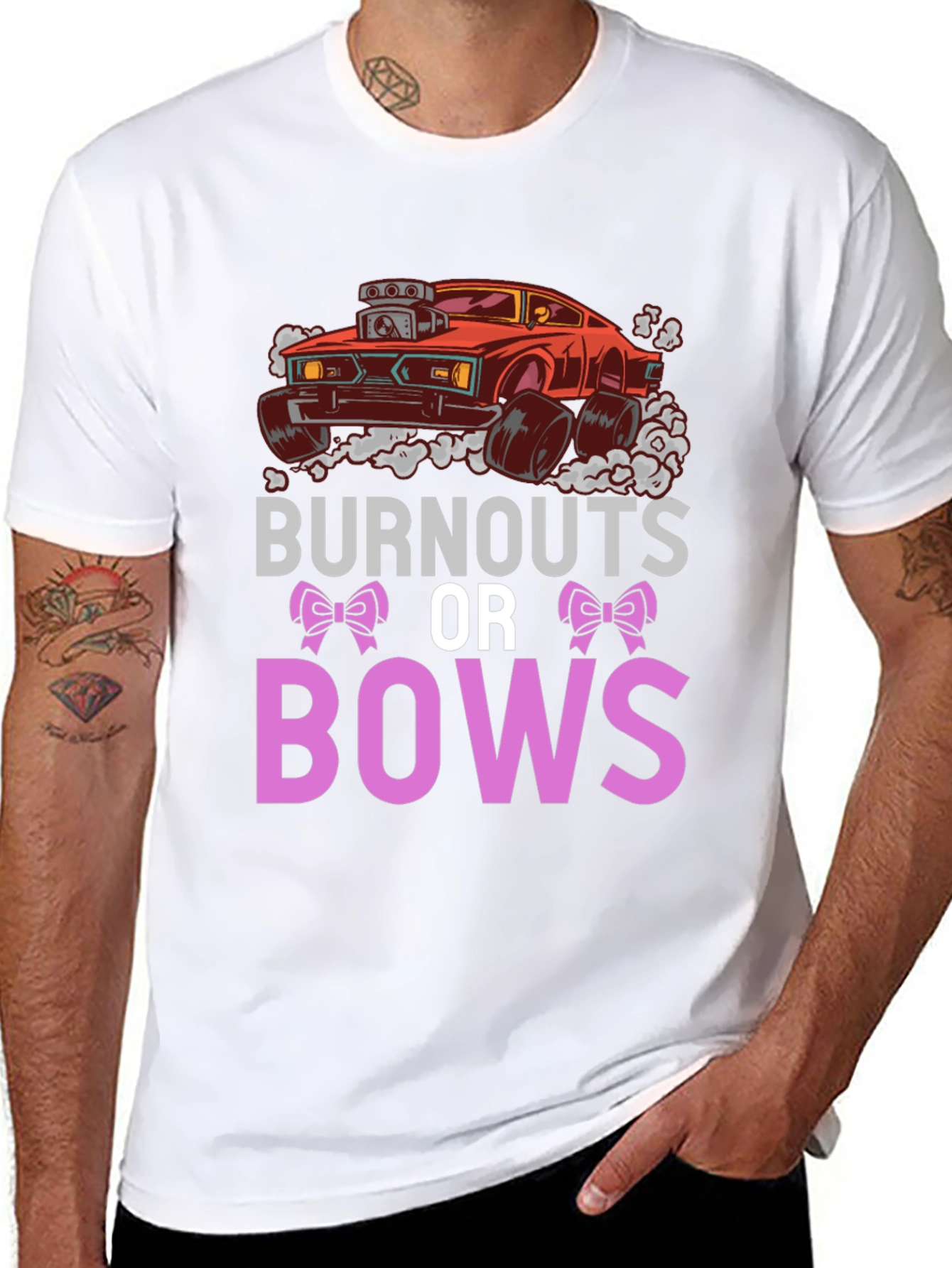 Burnouts or Bows Unisex T-Shirt