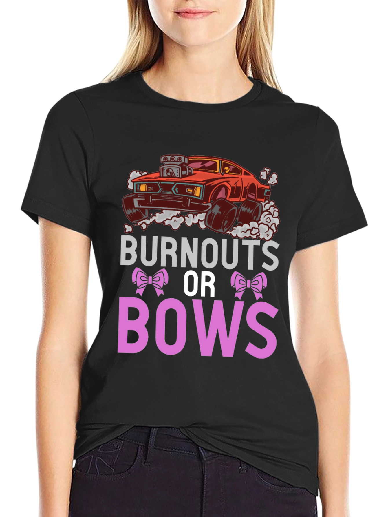 Burnouts or Bows Unisex T-Shirt