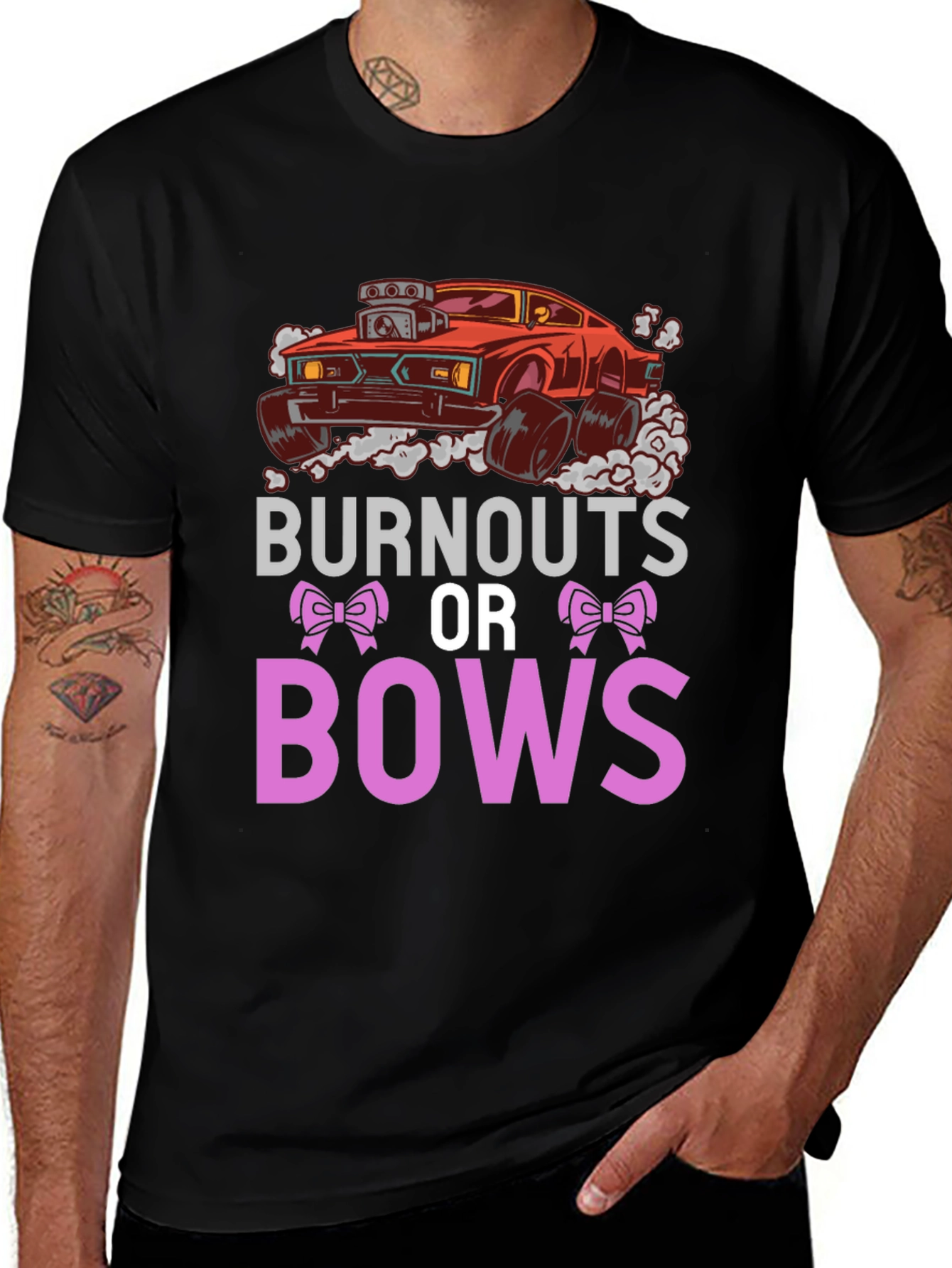 Burnouts or Bows Unisex T-Shirt