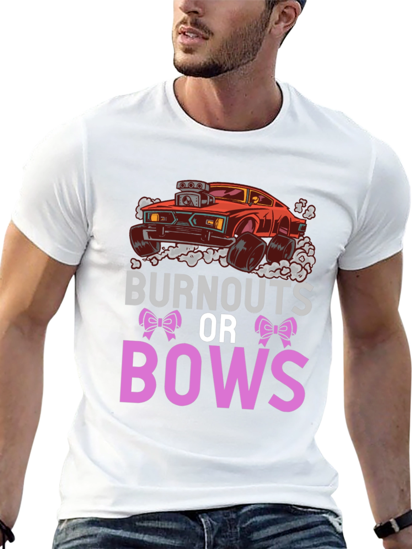 Burnouts or Bows Unisex T-Shirt
