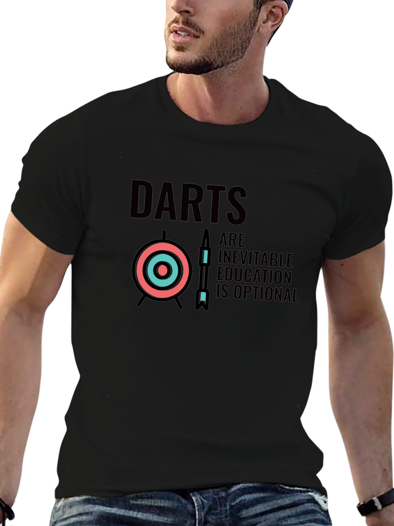 Darts Inevitable Education Optional Graphic Tee