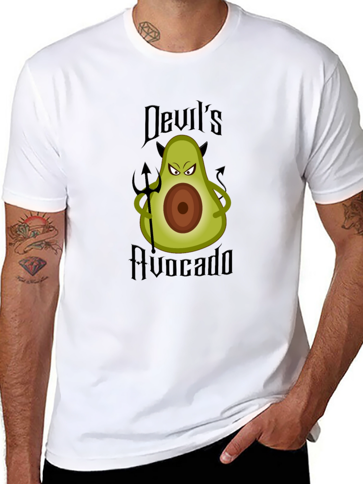 Devils Avocado Graphic Tee -  Unique & Funny