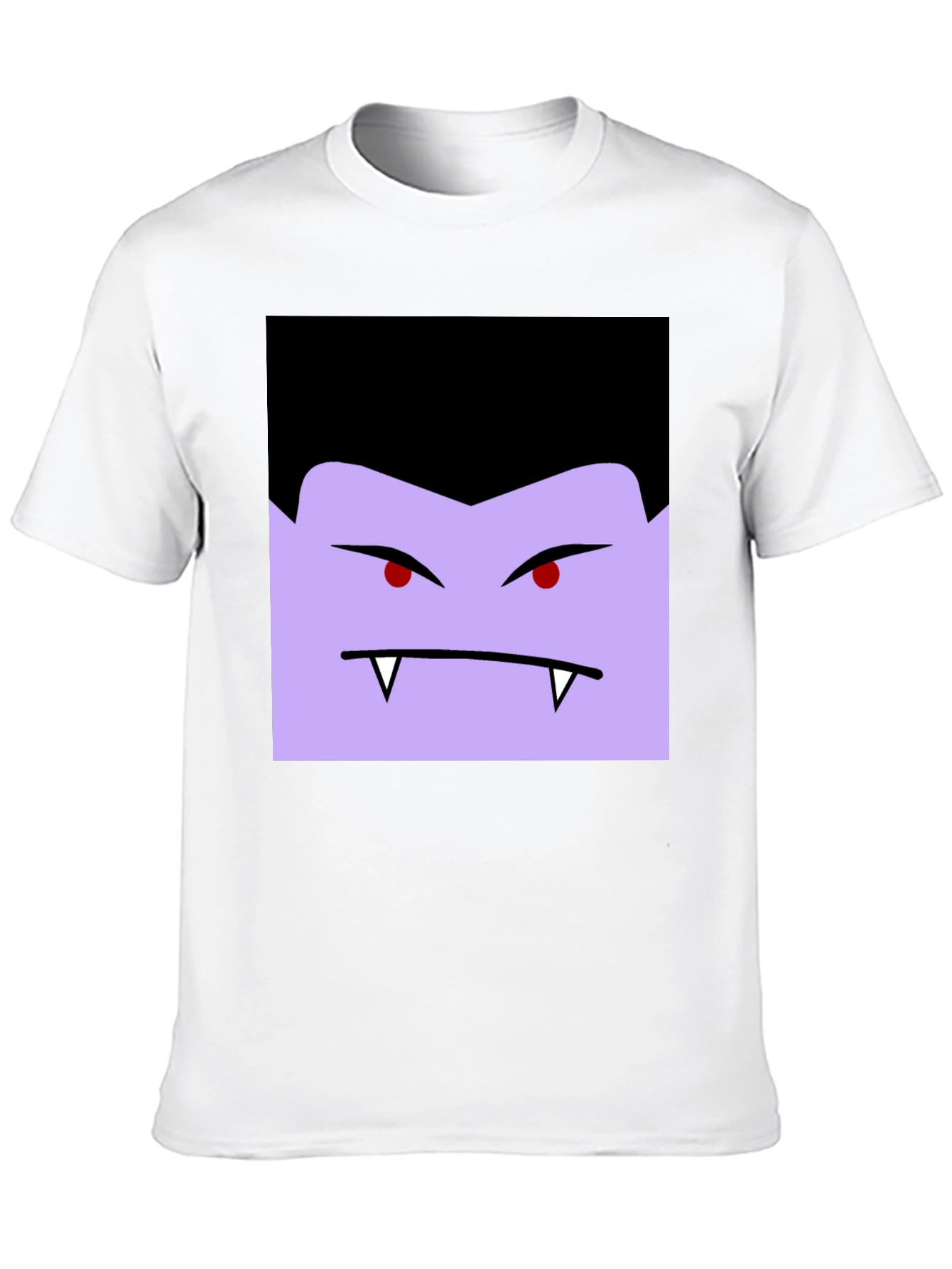 Vampire Face Graphic Black T-Shirt
