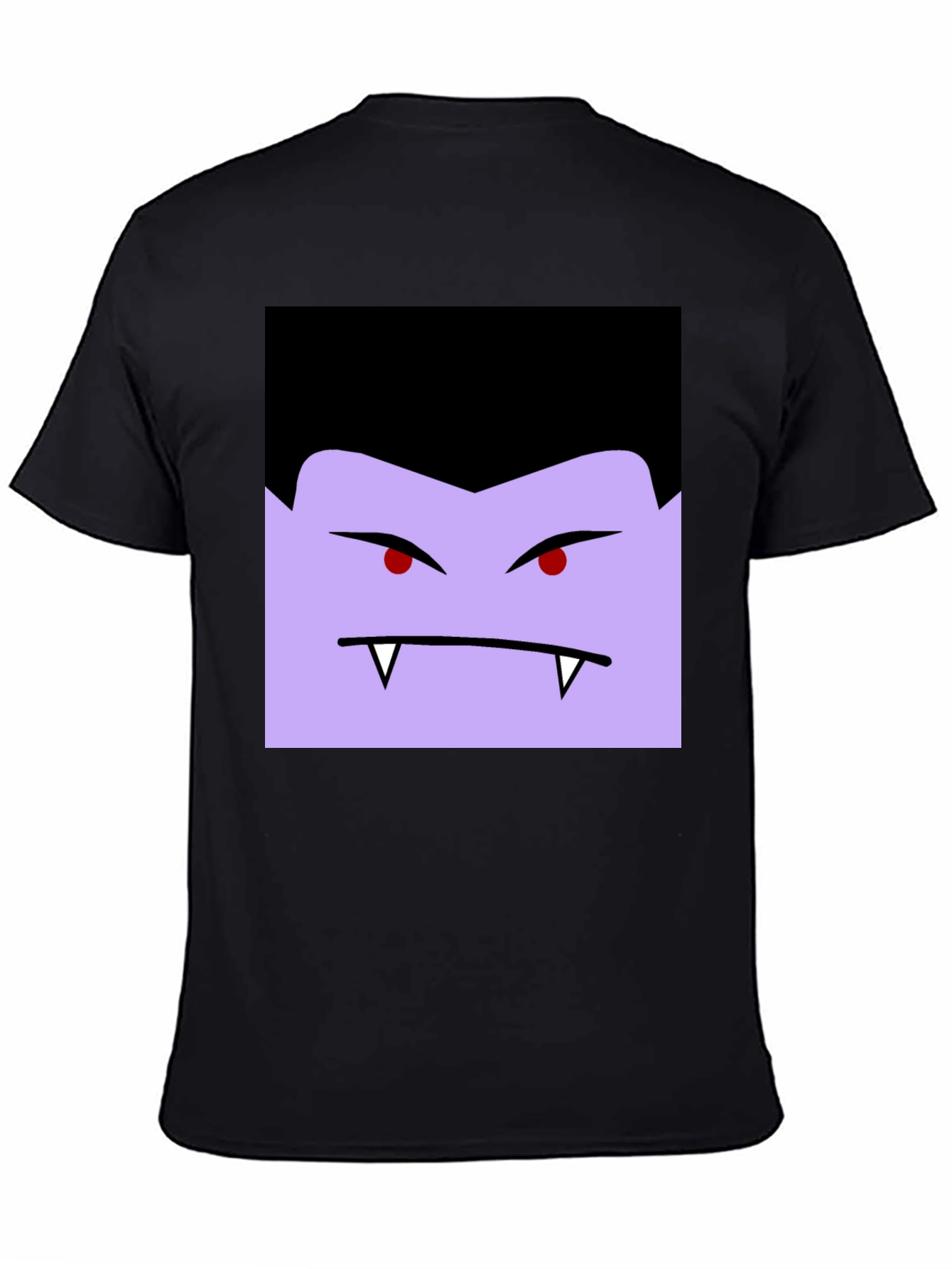 Vampire Face Graphic Black T-Shirt