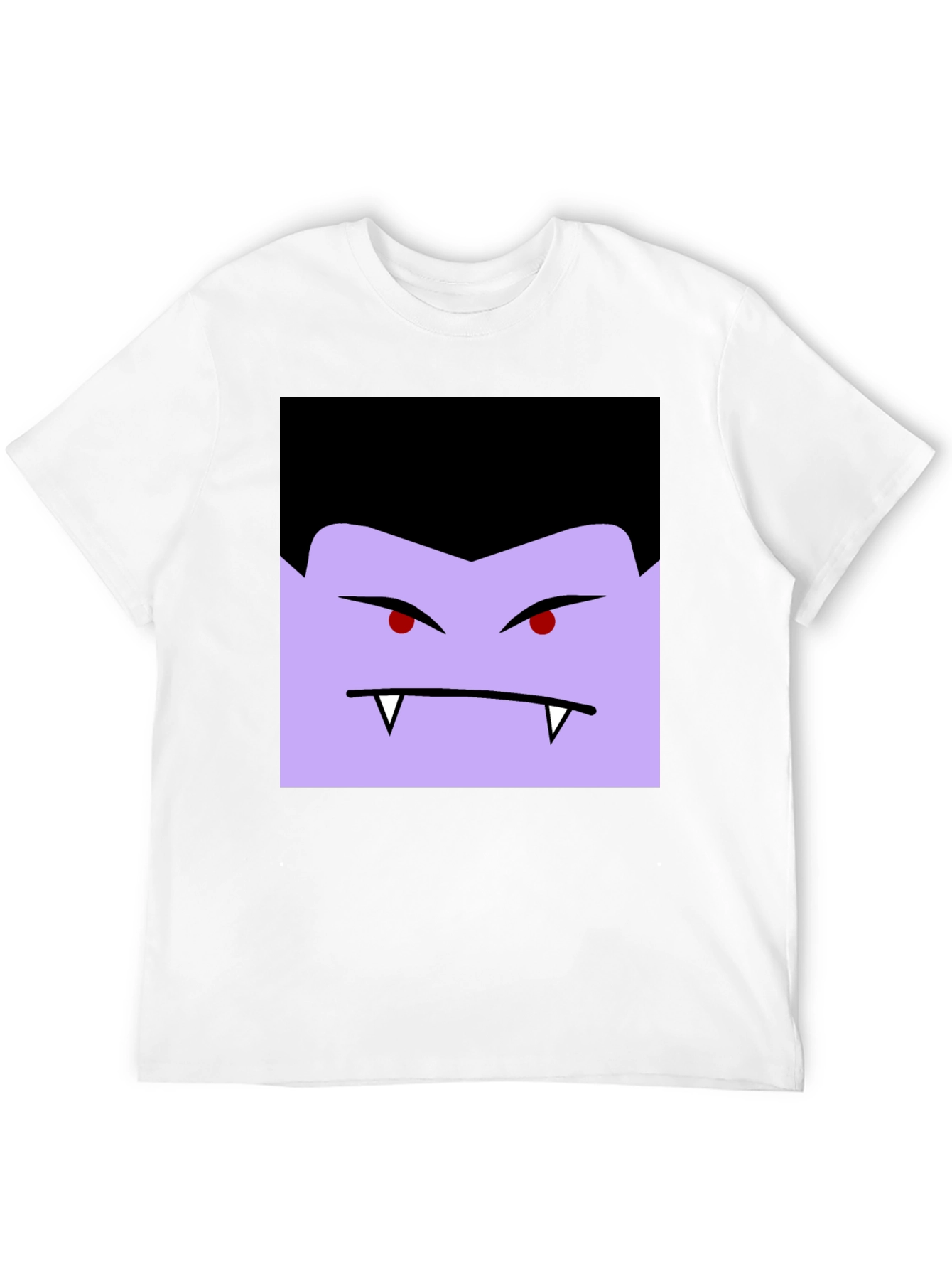 Vampire Face Graphic Black T-Shirt