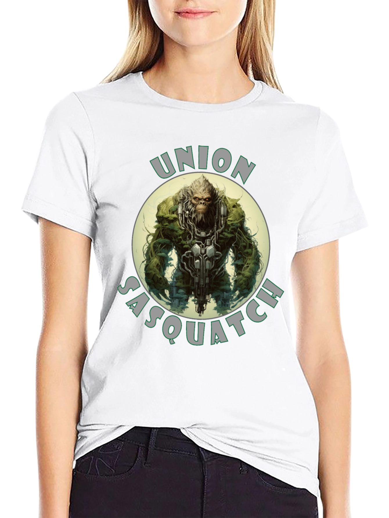 Union Sasquatch Graphic T-Shirt - Black