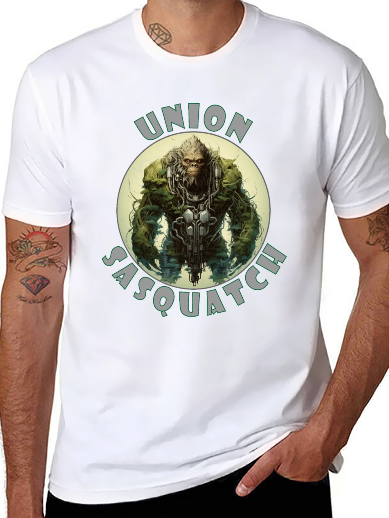 Union Sasquatch Graphic T-Shirt - Black