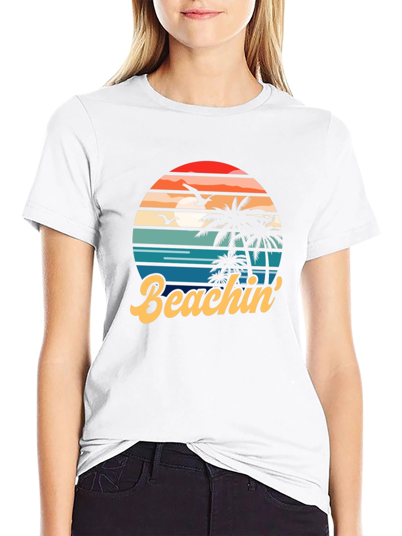 Beachin Retro Graphic T-Shirt