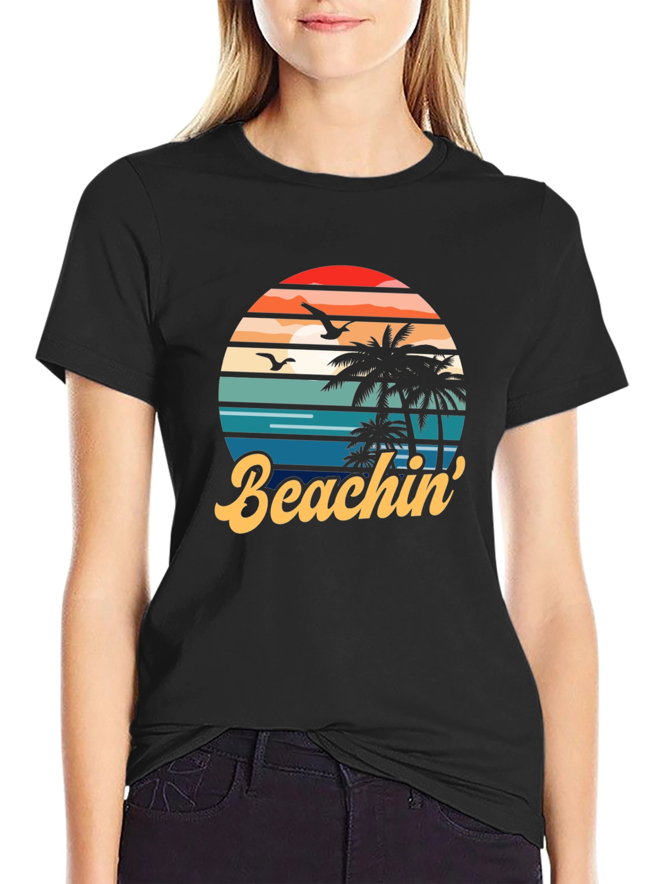 Beachin Retro Graphic T-Shirt