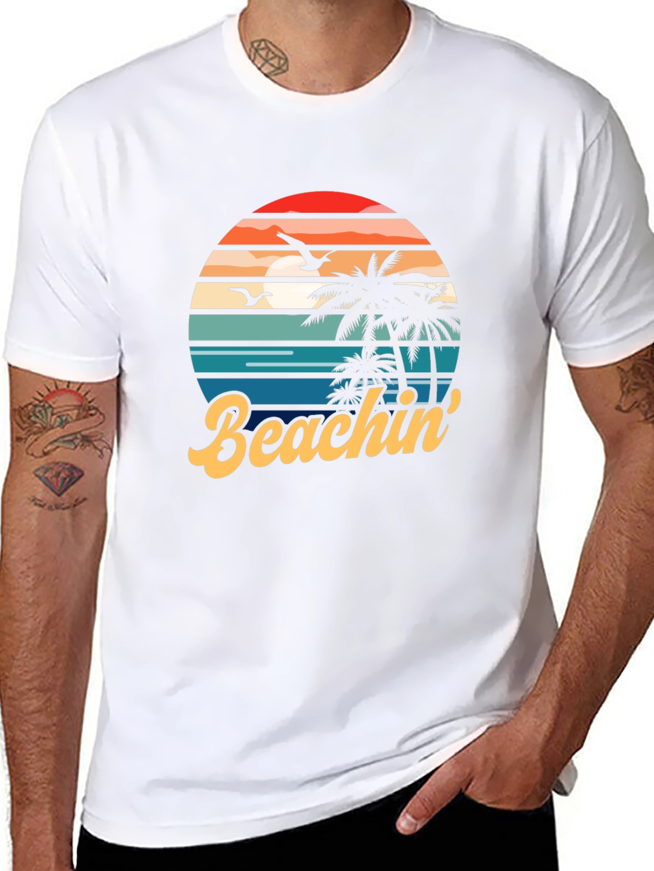 Beachin Retro Graphic T-Shirt