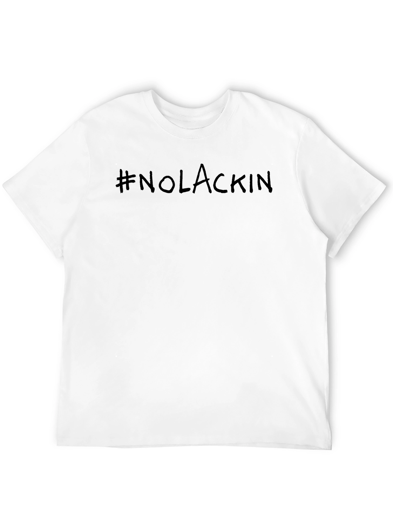 #NoLackin Crew Neck T-Shirt - Black