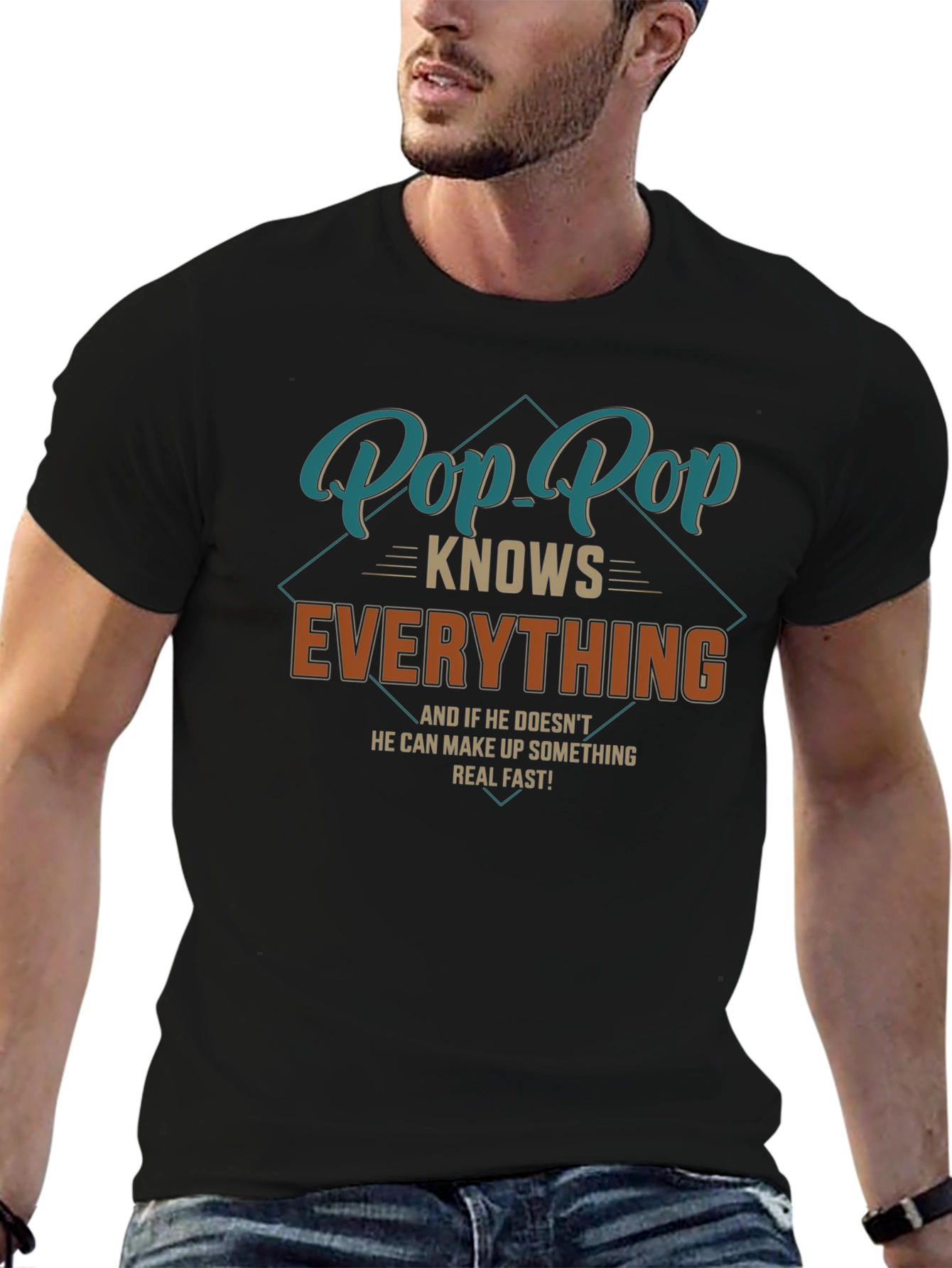 Pop-Pop Knows Everything T-Shirt