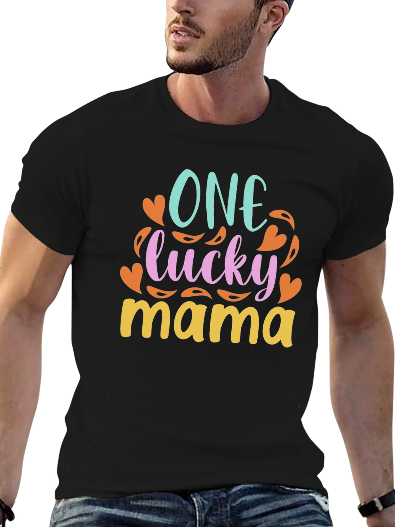 One Lucky Mama T-Shirt - Cute Mothers Day Gift