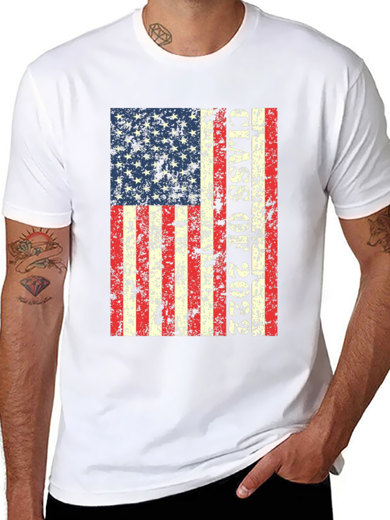 American Flag Class of 2022 Graphic Tee