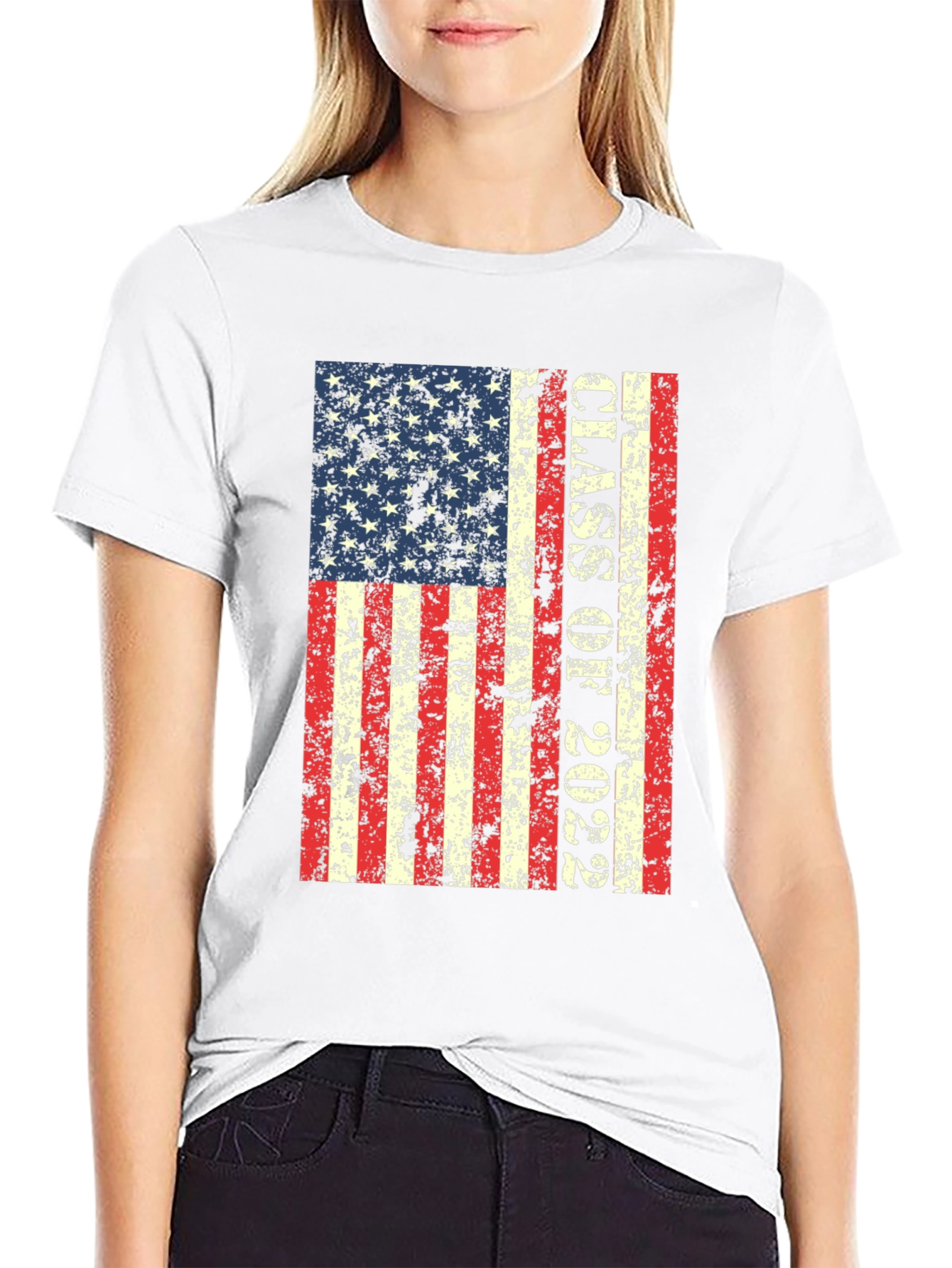 American Flag Class of 2022 Graphic Tee