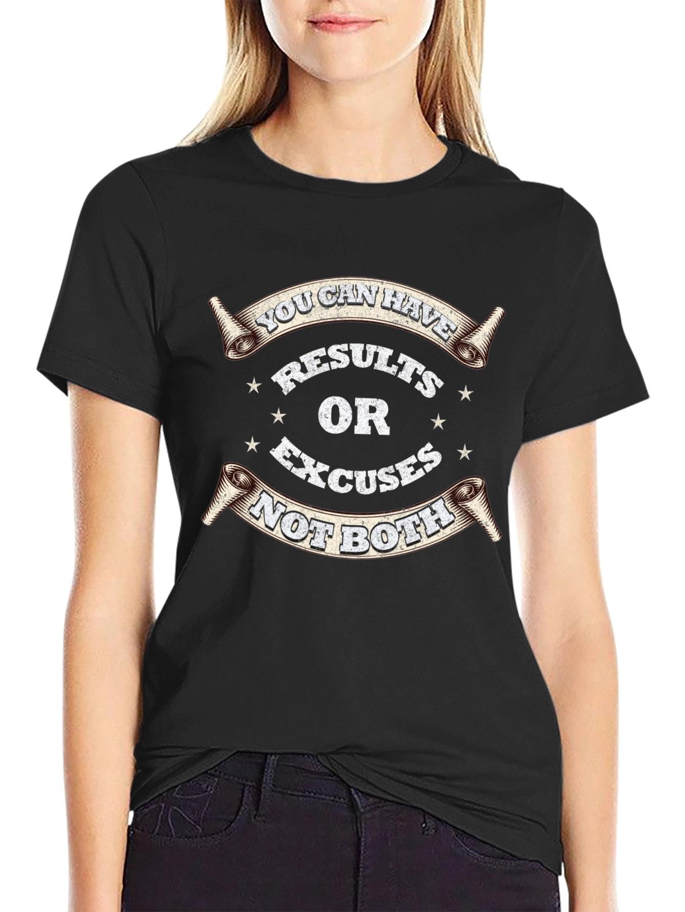 Results or Excuses Graphic T-Shirt