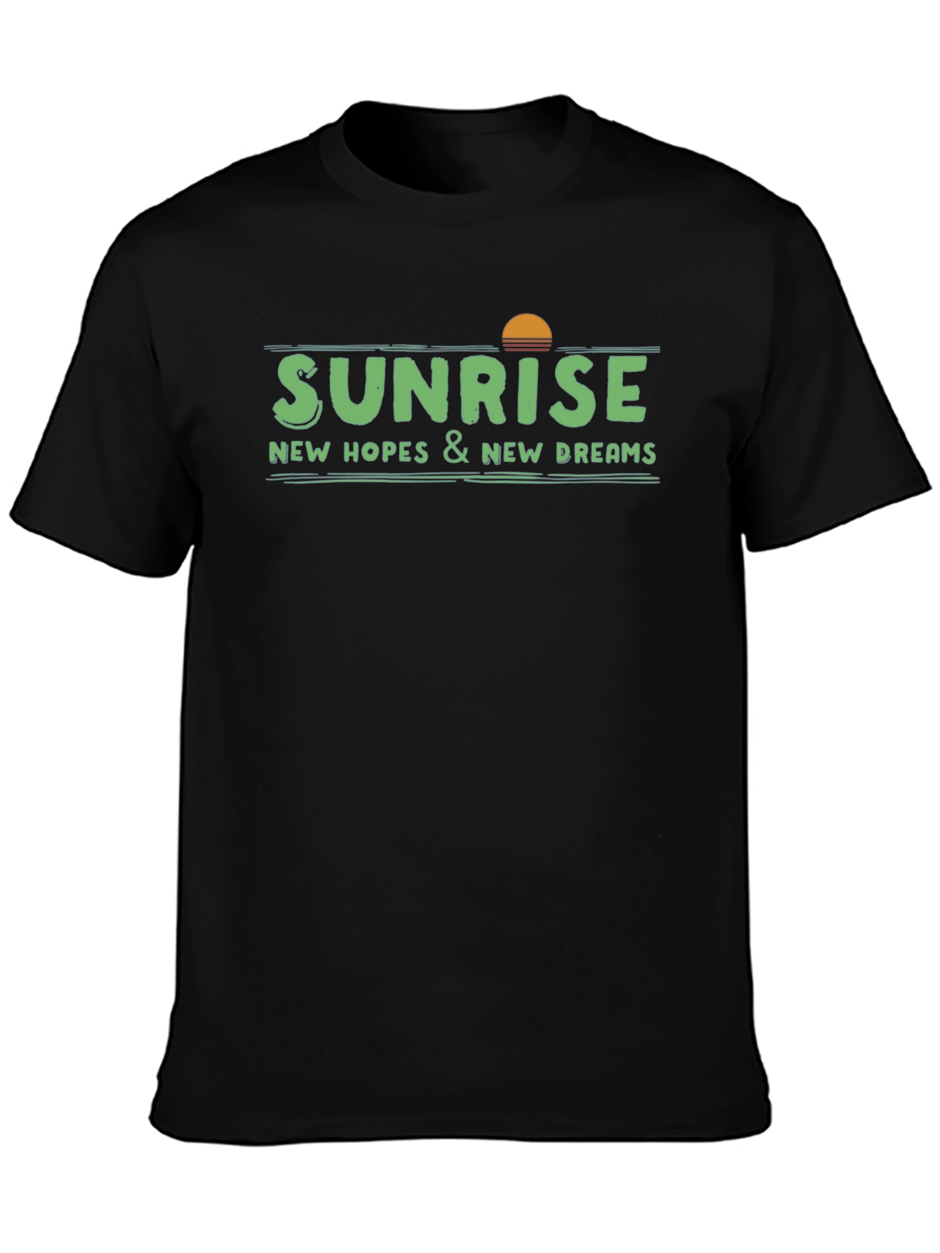 Sunrise New Hopes Graphic Tee - Black