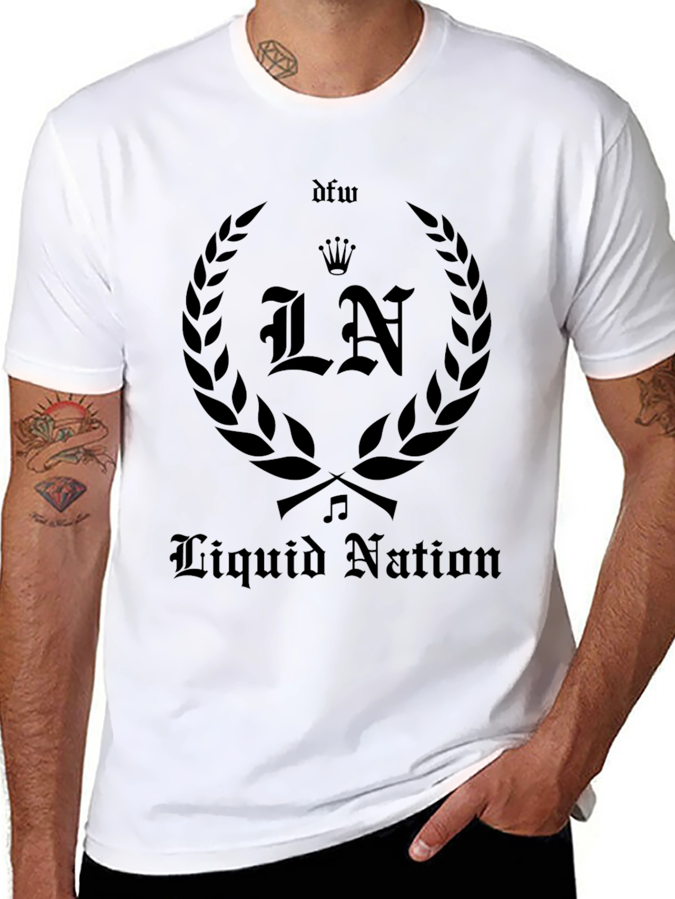 Liquid Nation Graphic Tee - Black