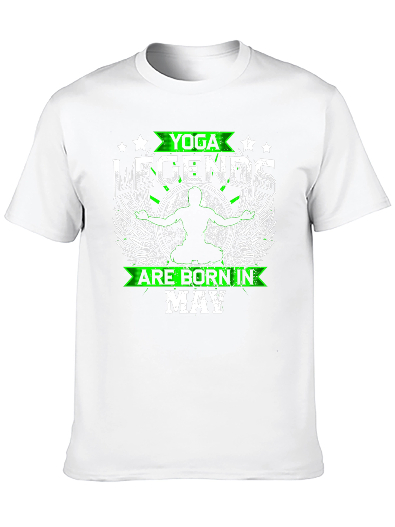 Yoga Legends Born in May Black T-Shirt
