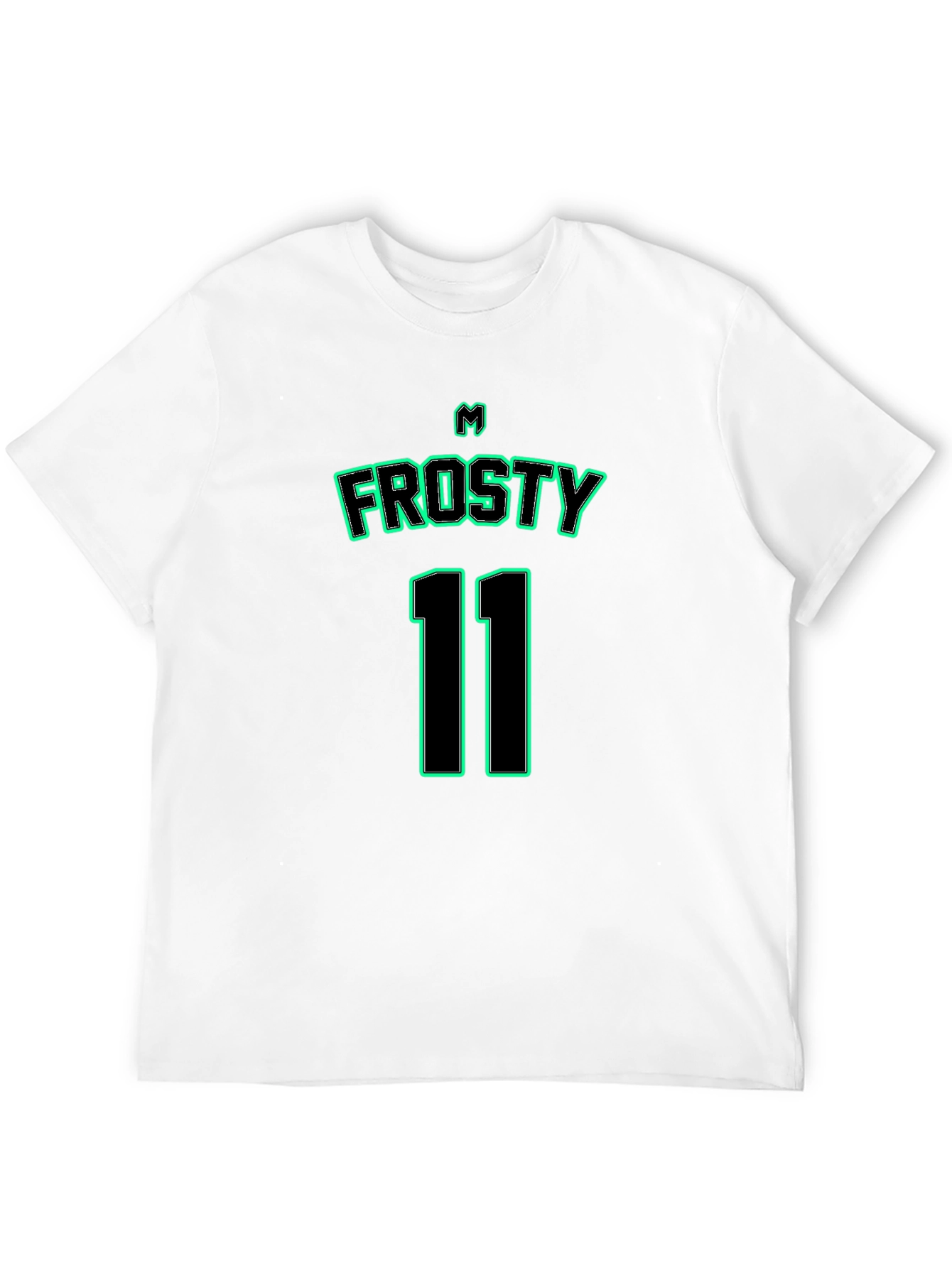 Frosty 11 T-Shirt - Black Jersey Style Tee